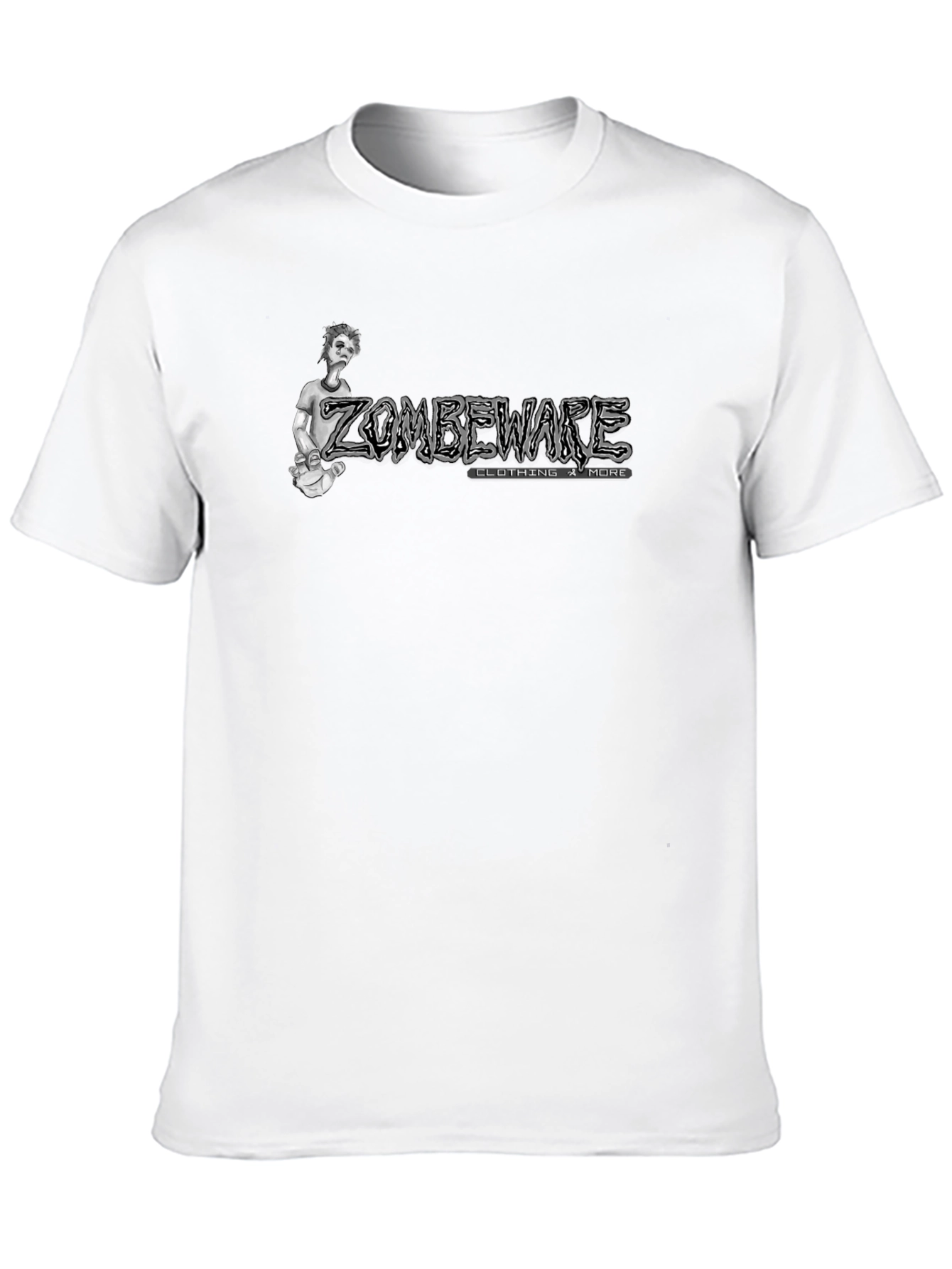 ZombeWare Black Graphic Tee - Unique Zombie Design