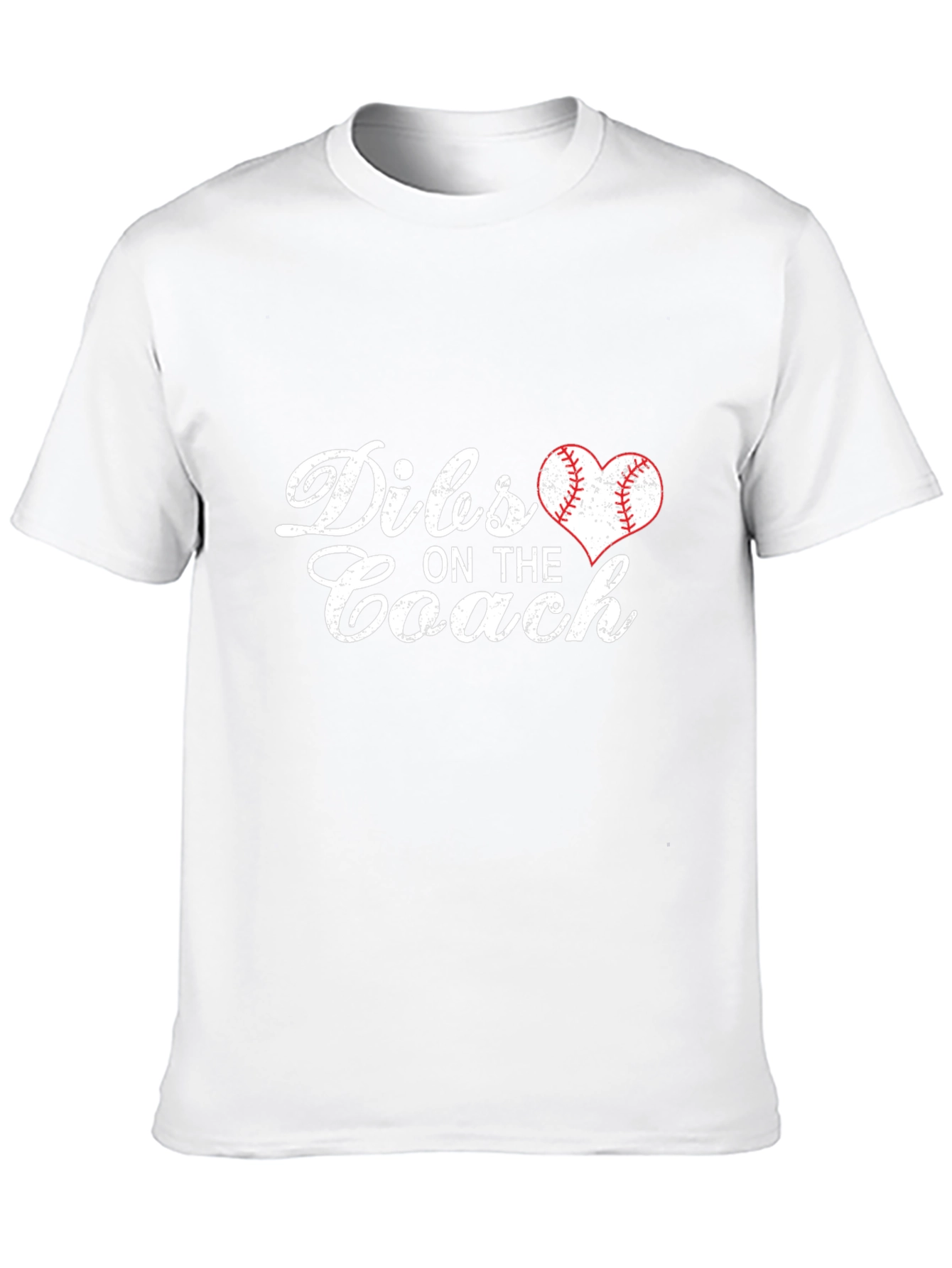 Dibs on the Coach Baseball Heart T-Shirt
