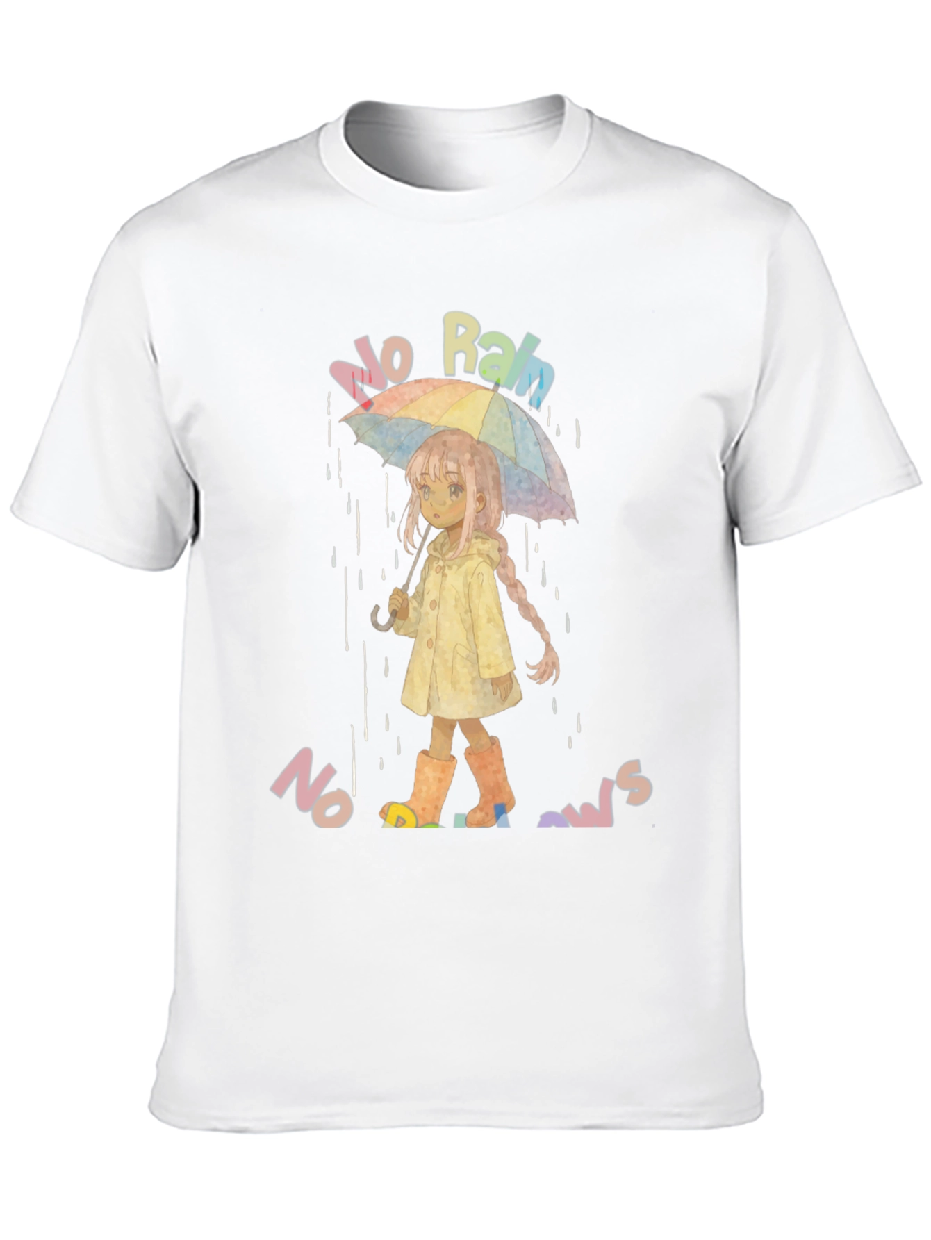 No Rain No Rainbows Graphic T-Shirt