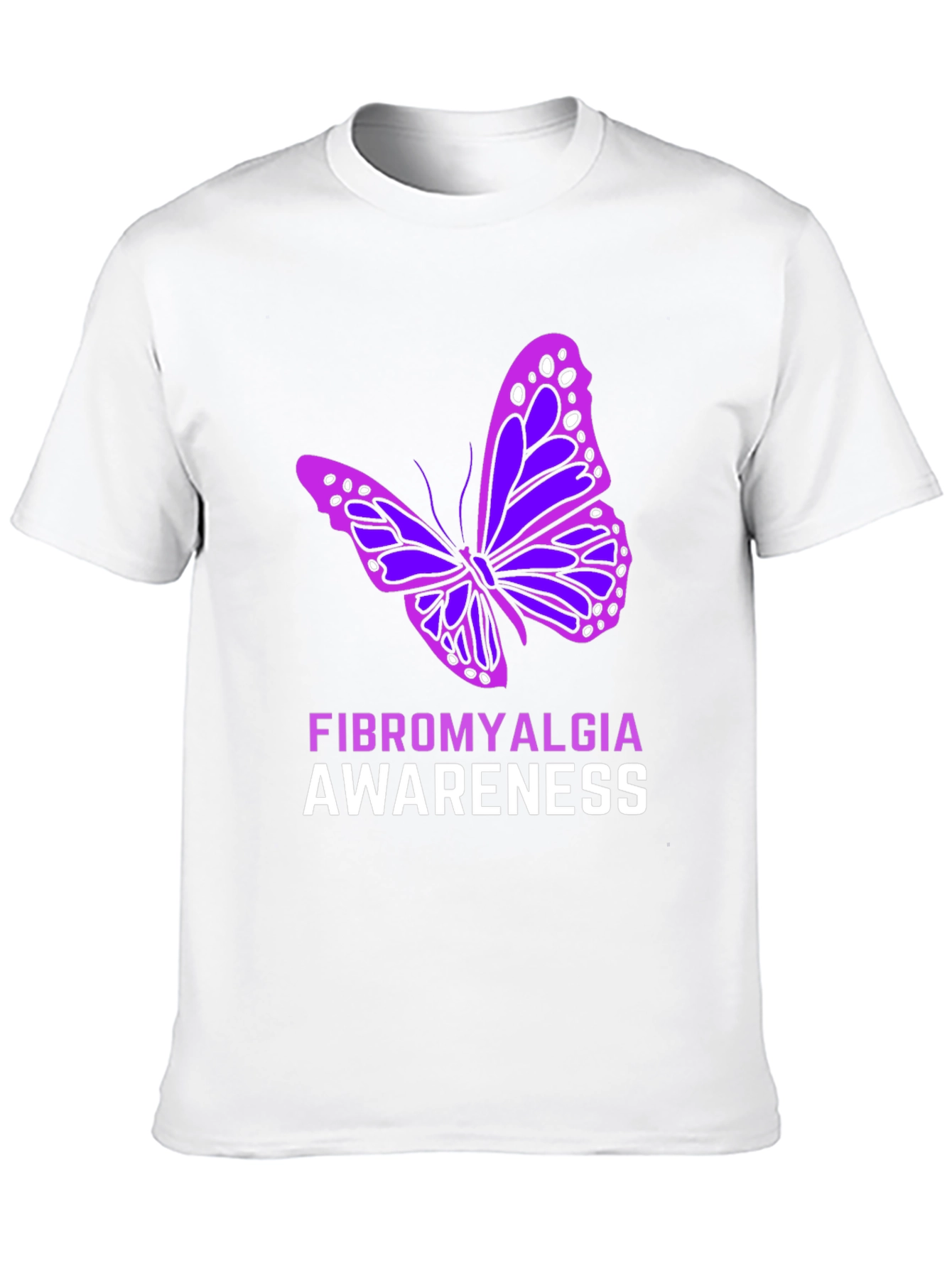 Fibromyalgia Awareness Butterfly T-Shirt