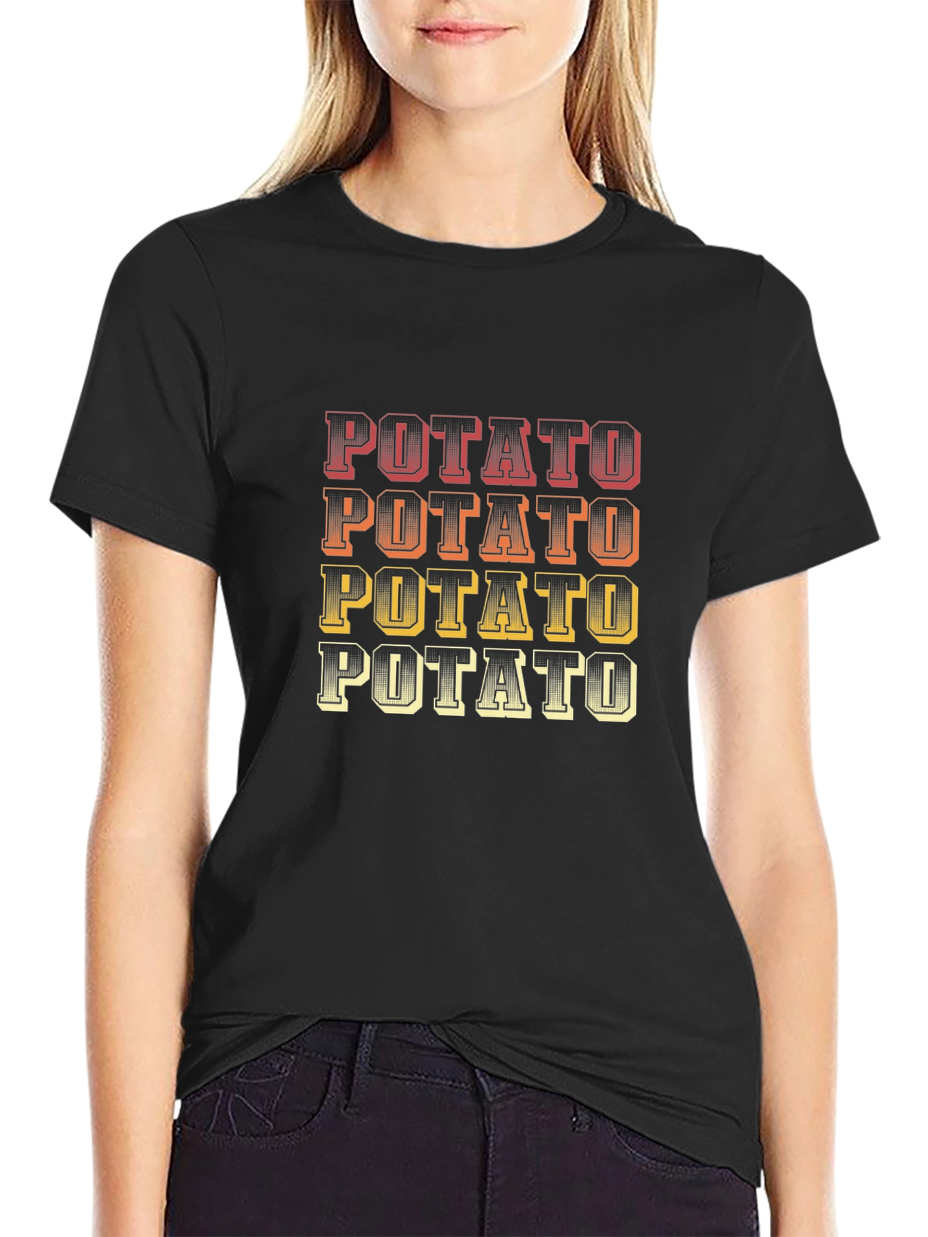 Retro Potato T-Shirt - Funny Foodie Tee