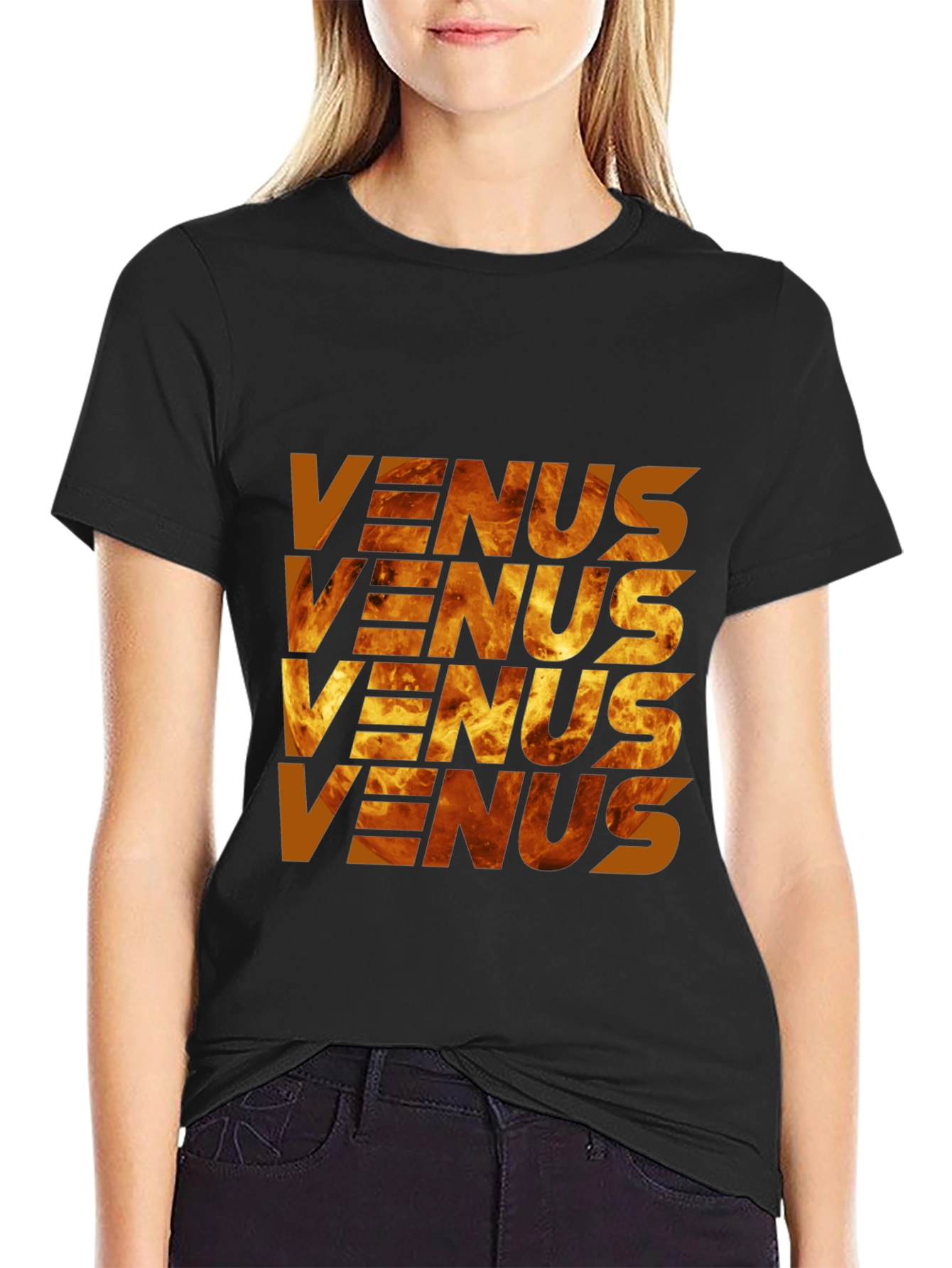 Flaming Venus Graphic Tee - Bold & Stylish