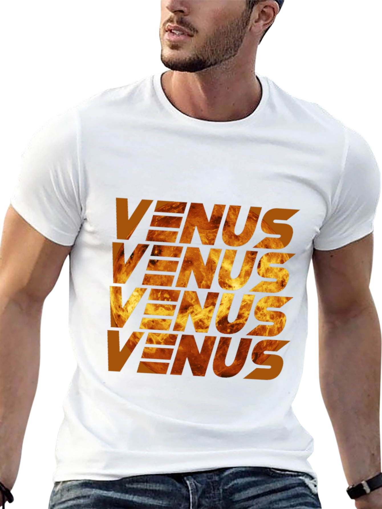 Flaming Venus Graphic Tee - Bold & Stylish