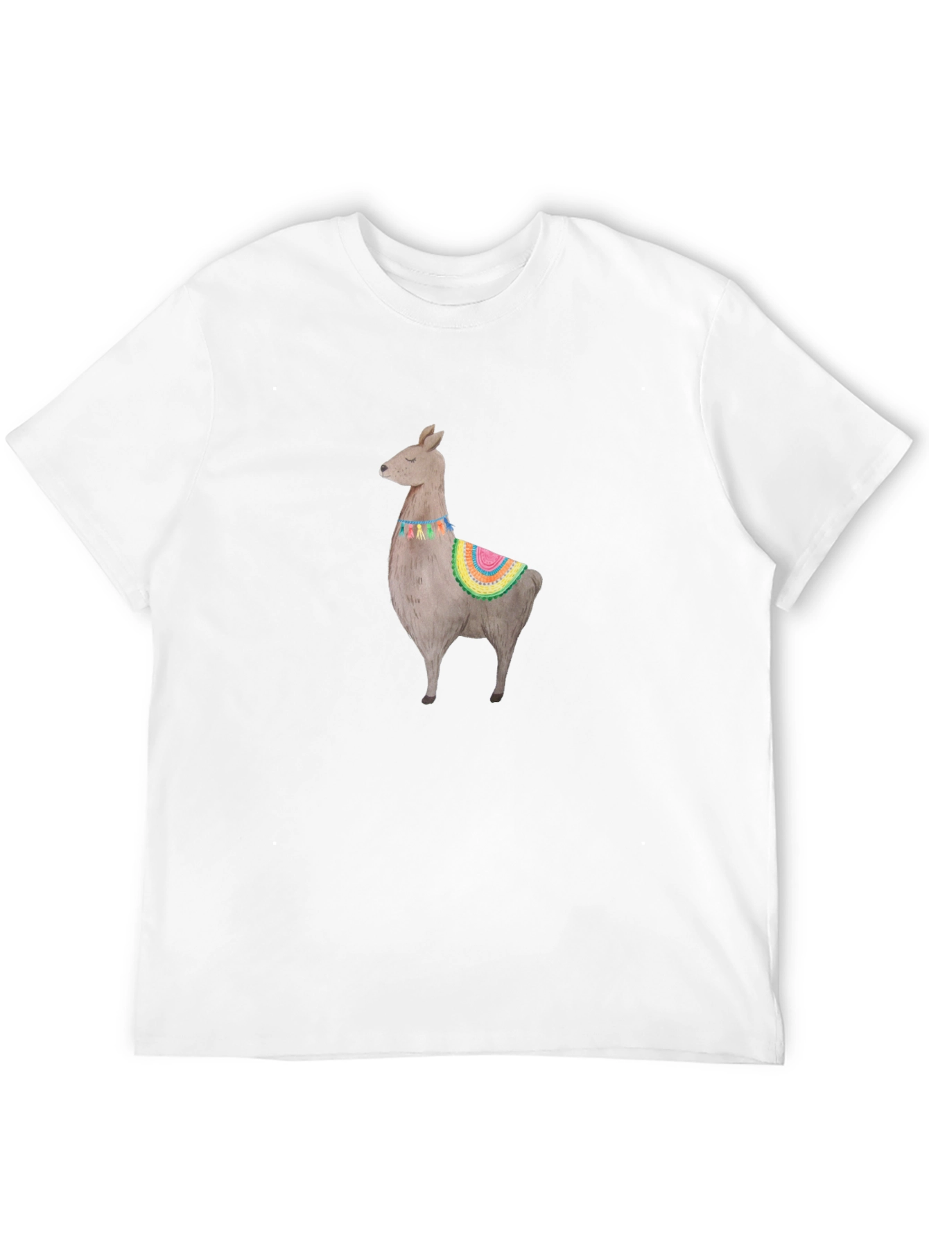 Llama Graphic Black T-Shirt