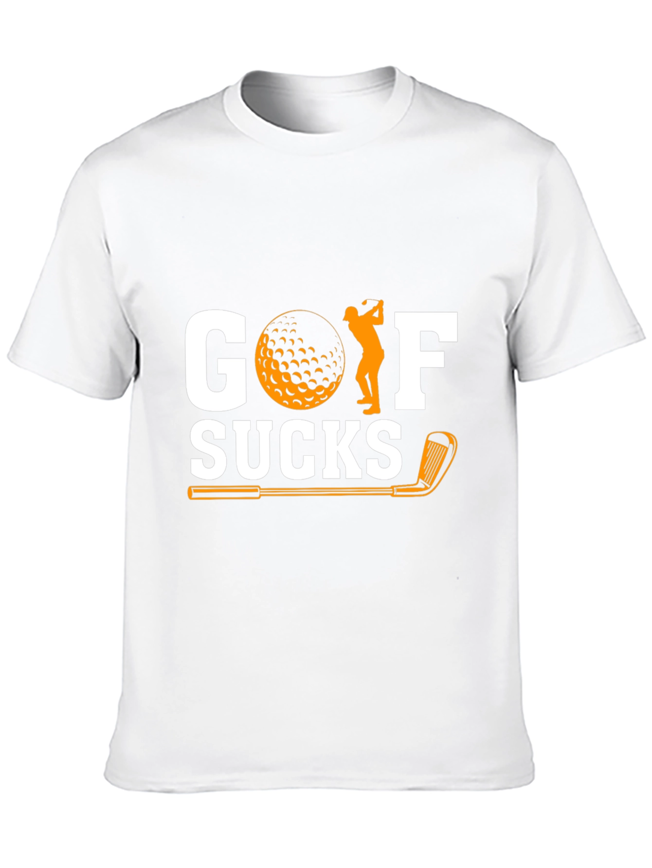 Golf Sucks Graphic T-Shirt - Humorous Golfer Tee