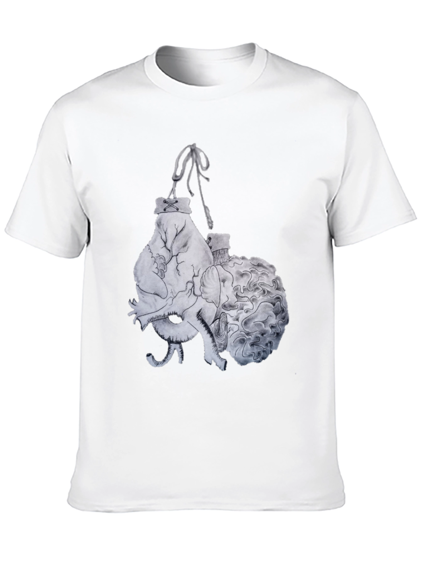 Heart and Brain Boxing T-Shirt - Black Graphic Tee