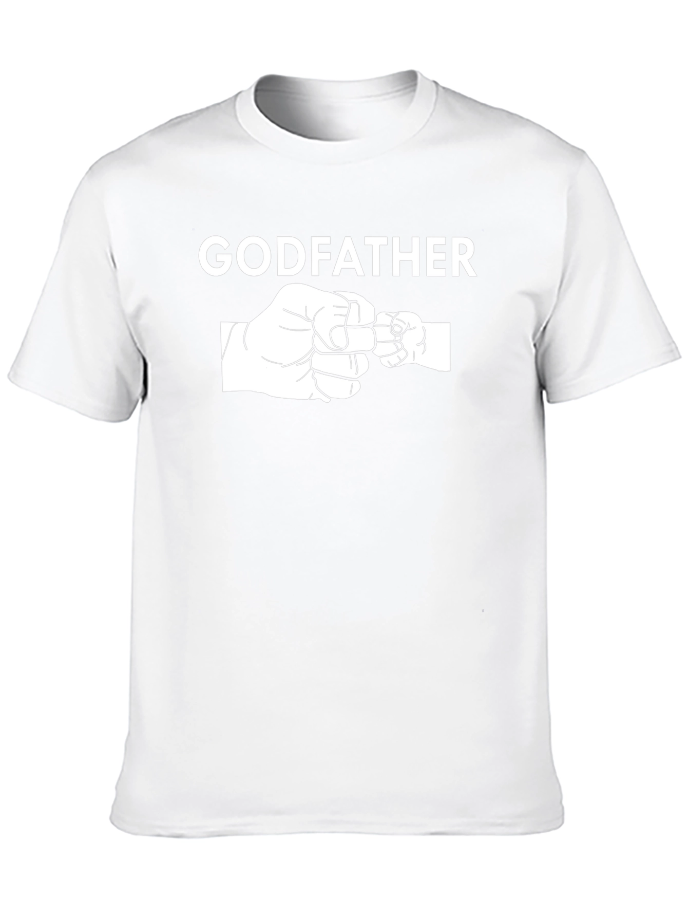 Godfather Fist Bump Graphic T-Shirt - Black