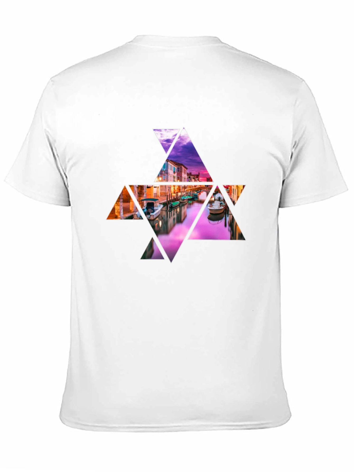 Abstract Venice Canal Graphic Tee