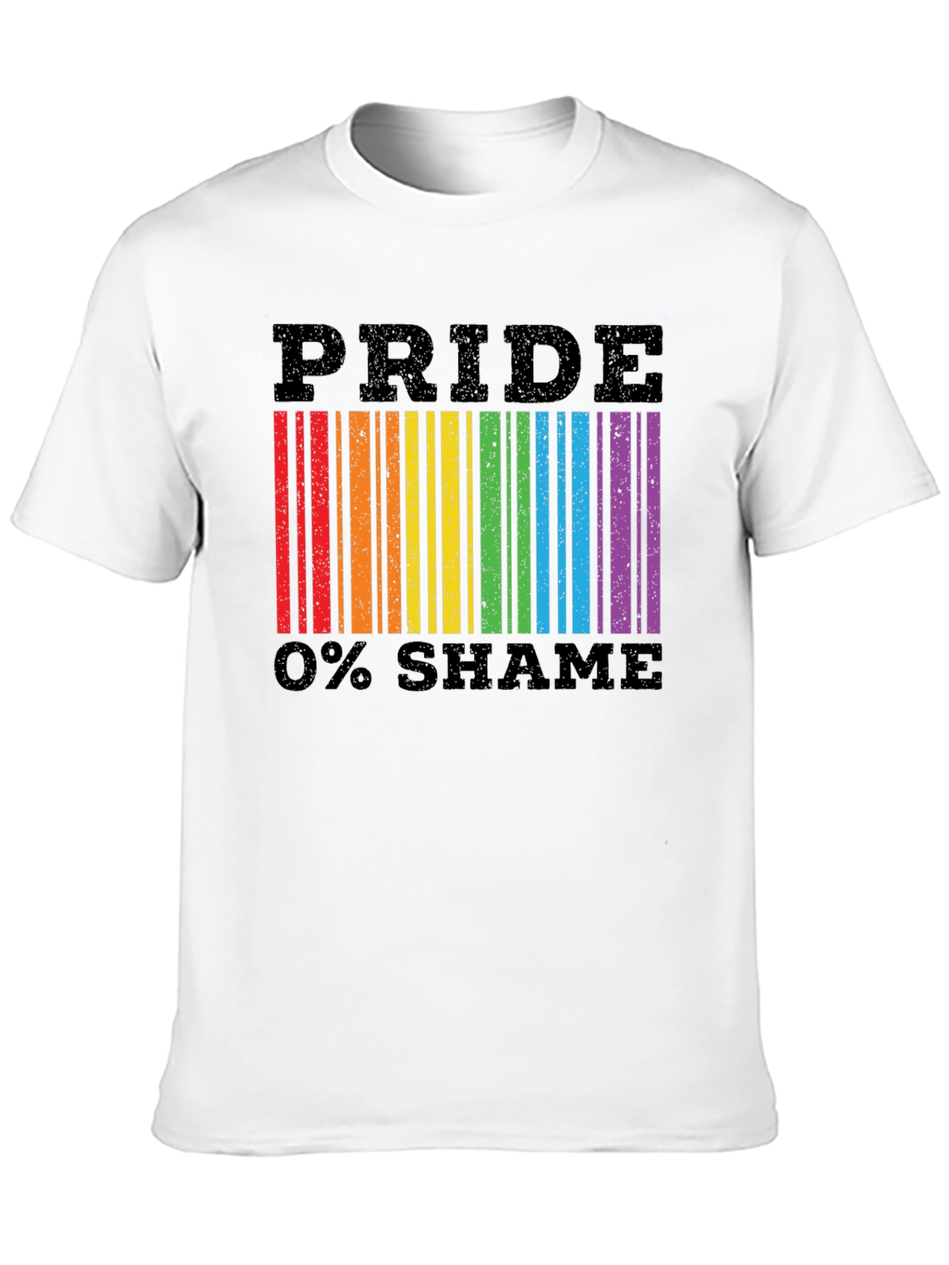 Pride 0% Shame Barcode T-Shirt