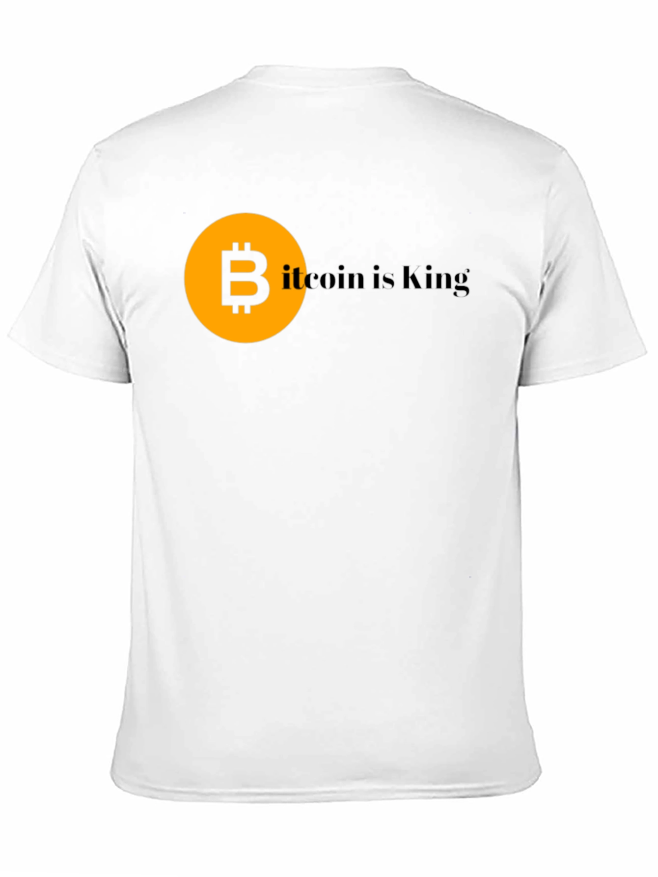 Bitcoin is King Graphic Tee - Crypto T-Shirt