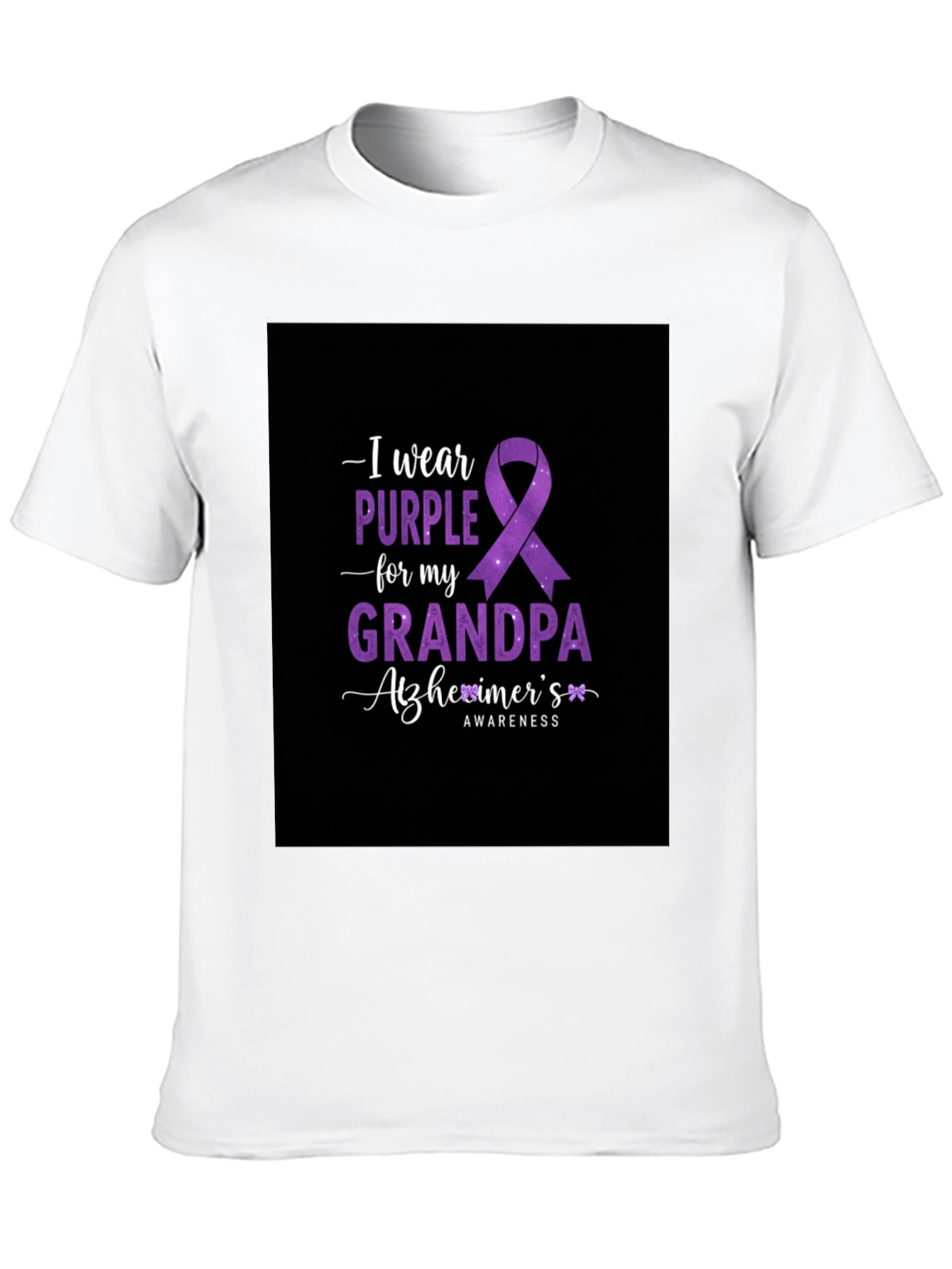 Purple Alzheimers Awareness T-Shirt