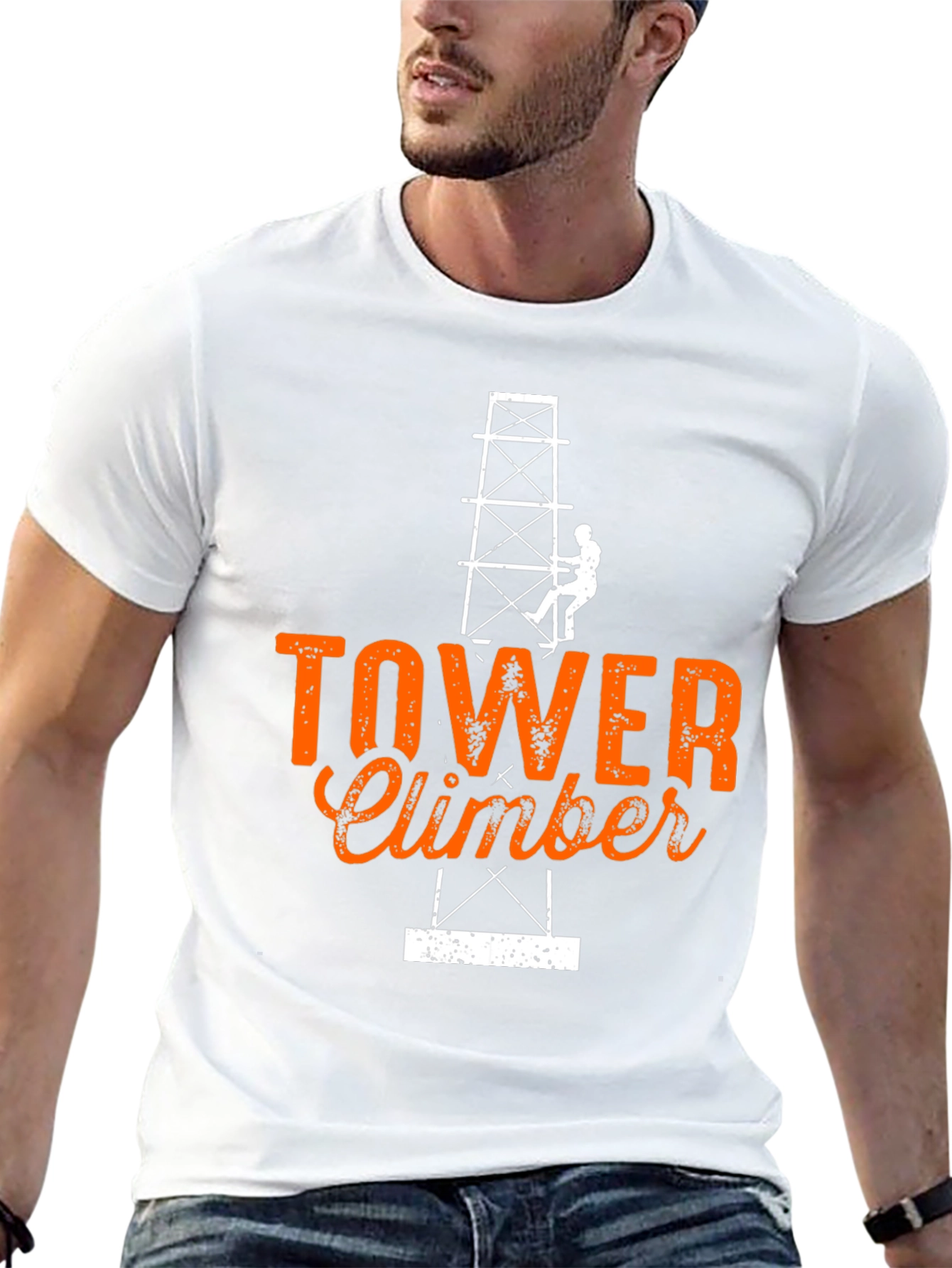 Tower Climber Graphic Tee - Black