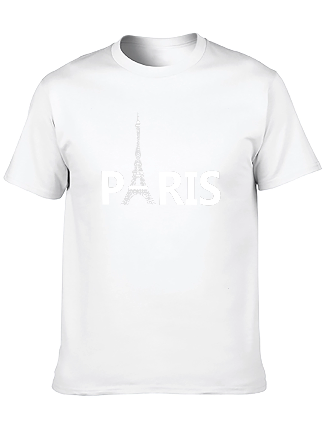 Paris Eiffel Tower Graphic Tee - Soft Cotton Blend