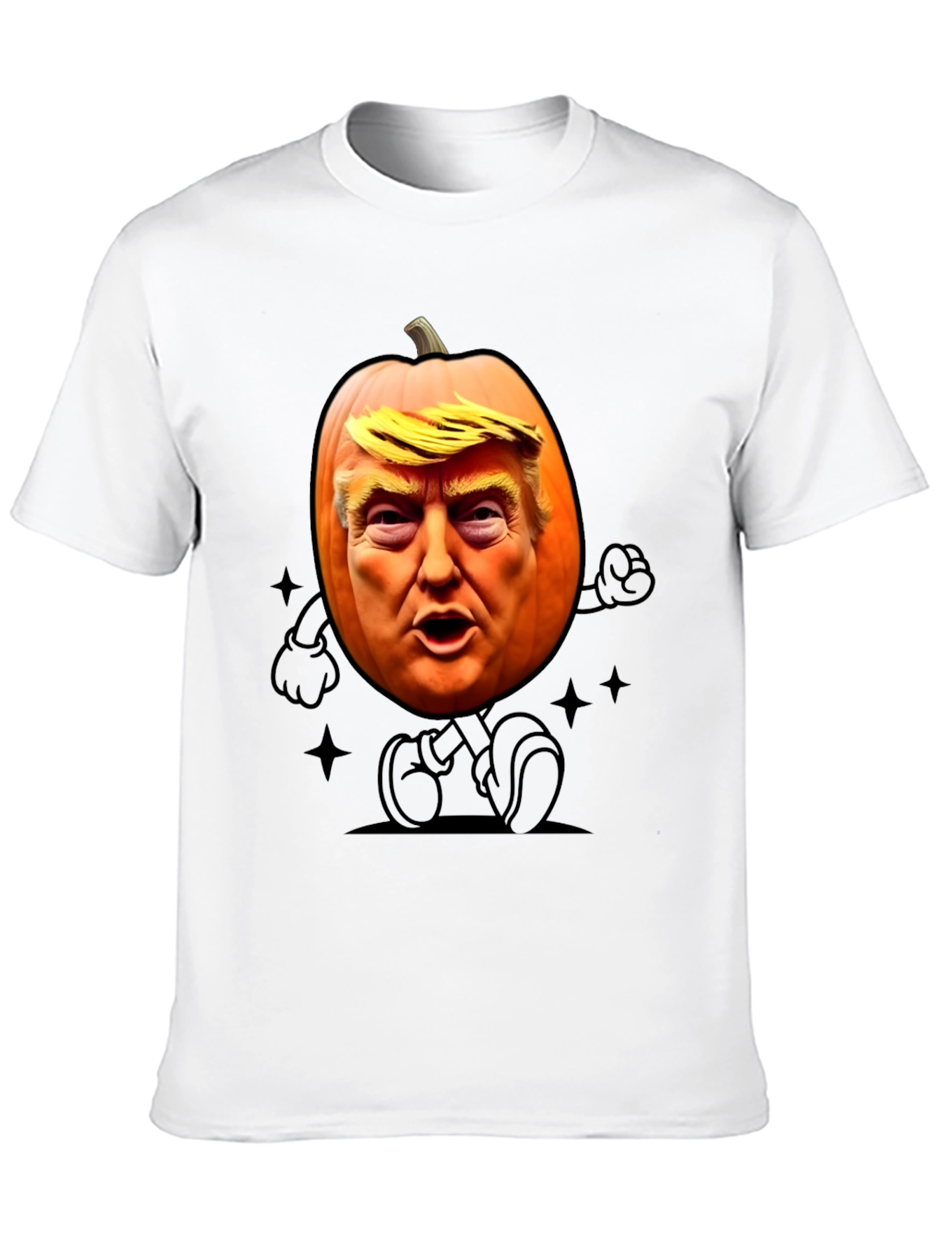 Trumpkin Halloween T-Shirt - Funny Pumpkin Design