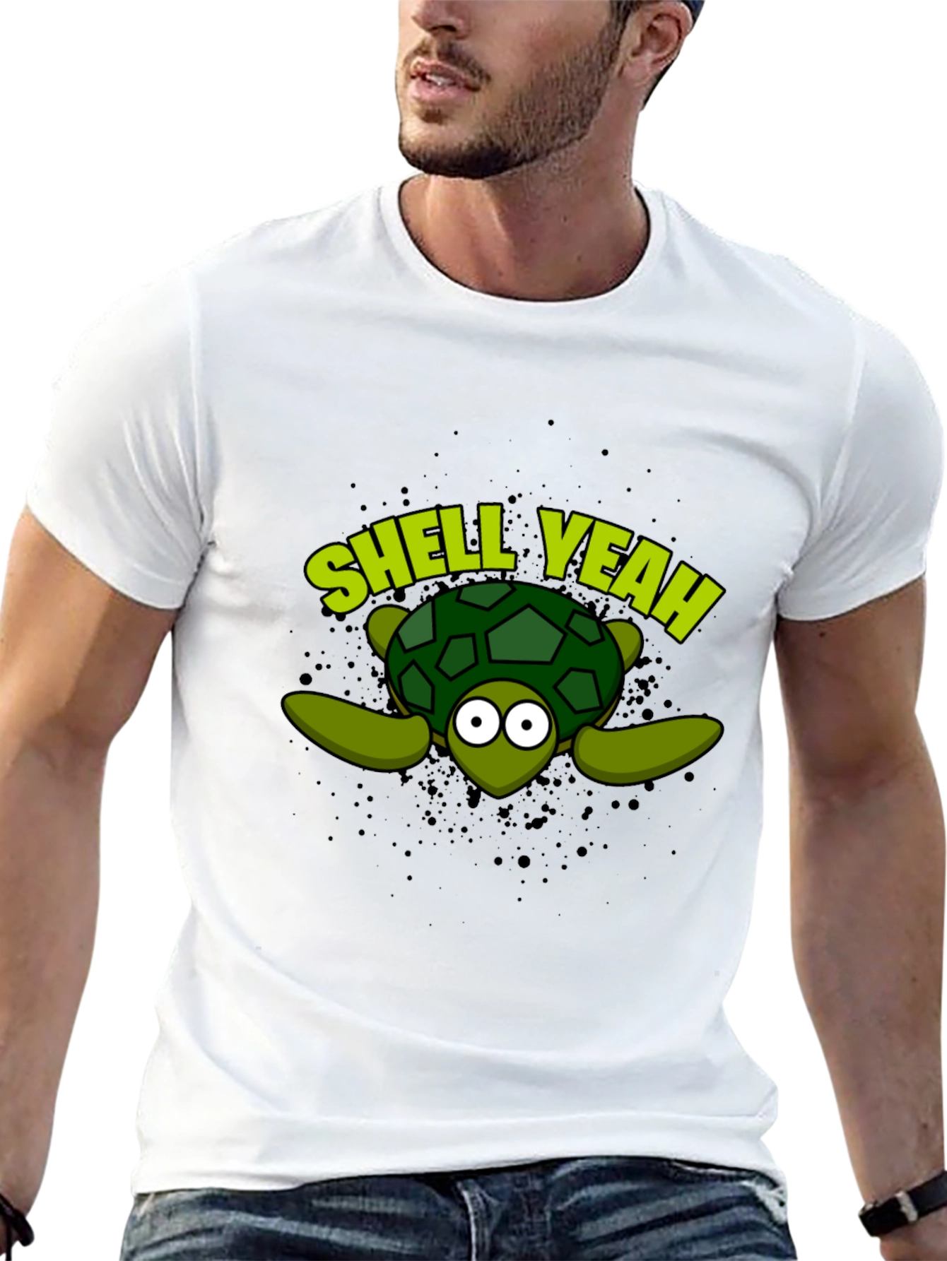 Shell Yeah Turtle Graphic T-Shirt