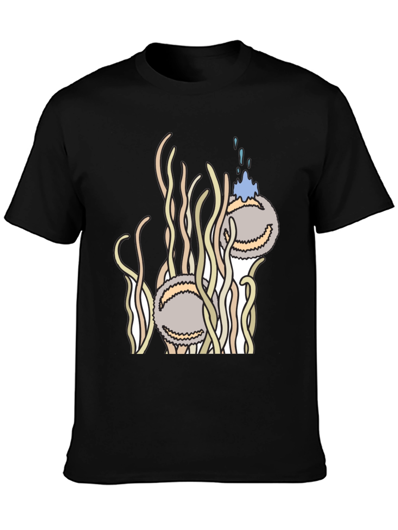 Abstract Spaghetti & Meatball Graphic Tee