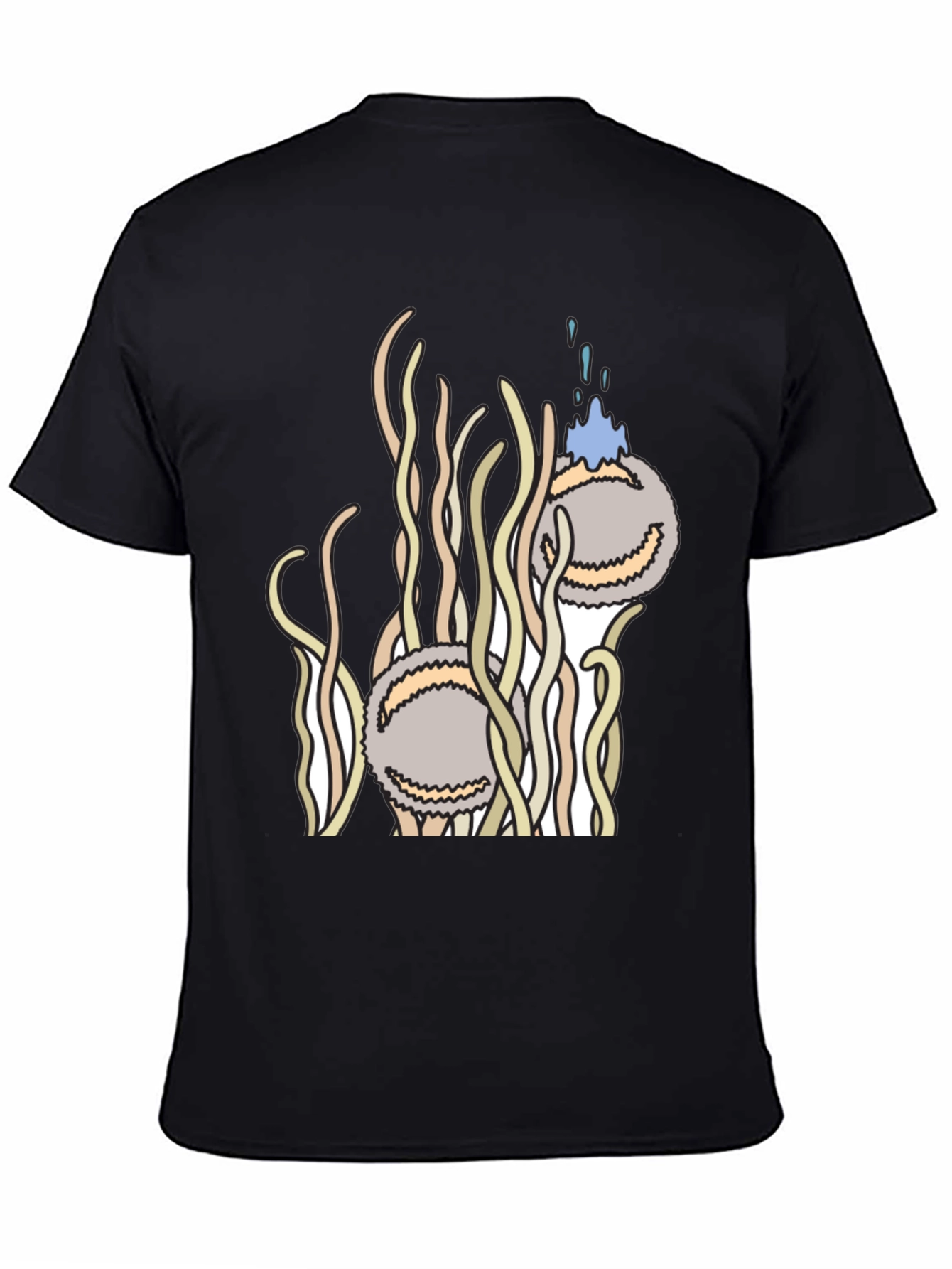 Abstract Spaghetti & Meatball Graphic Tee