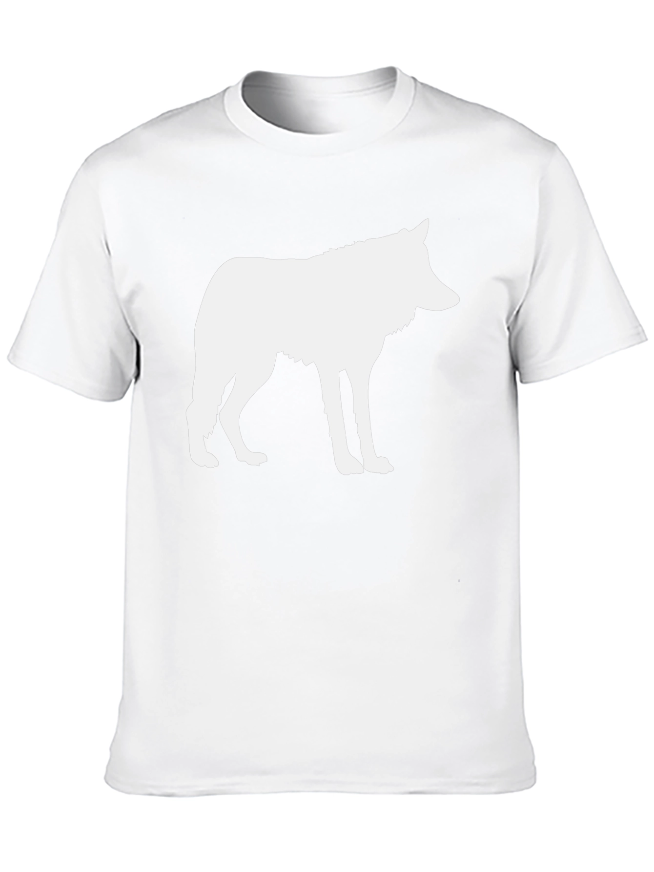 Wolf Silhouette Graphic T-Shirt