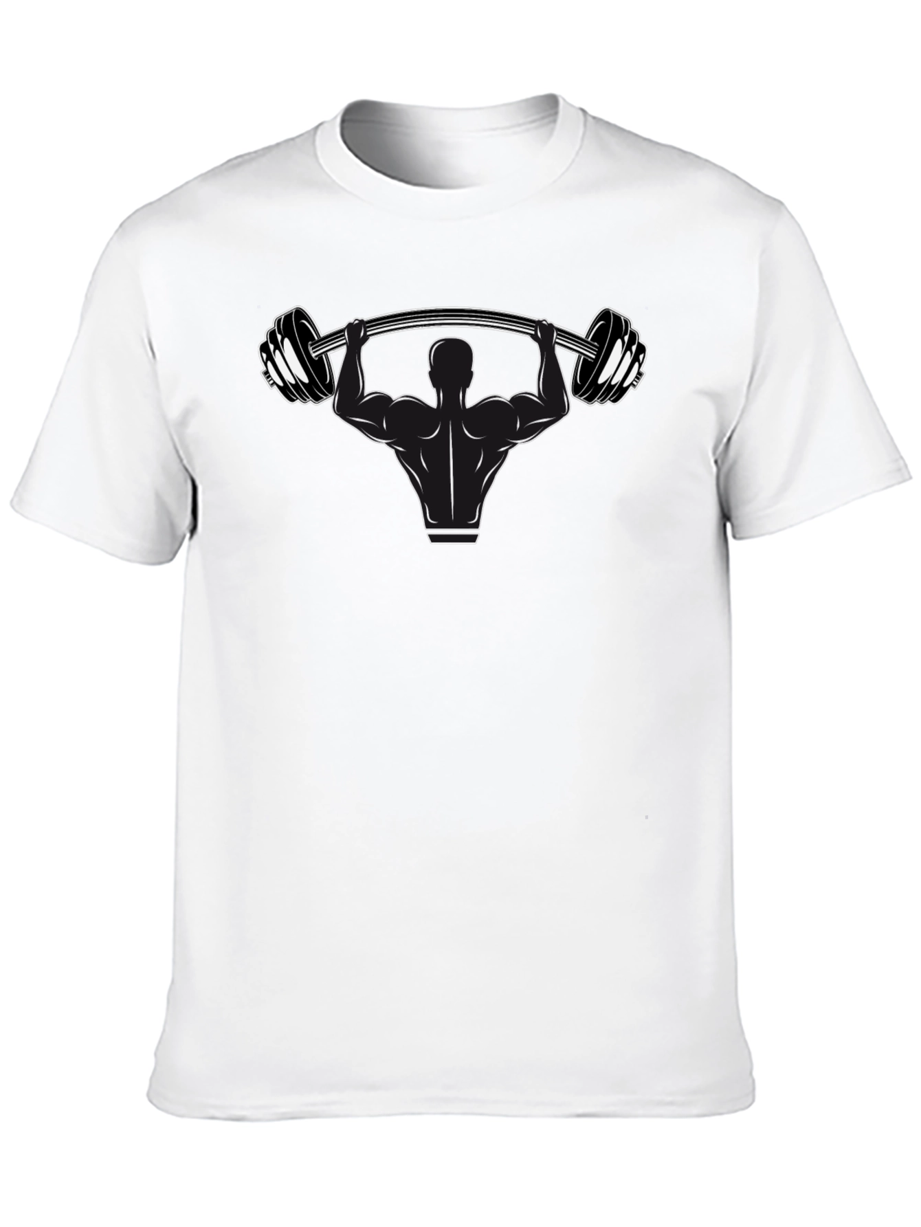 Weightlifting Graphic Black T-Shirt