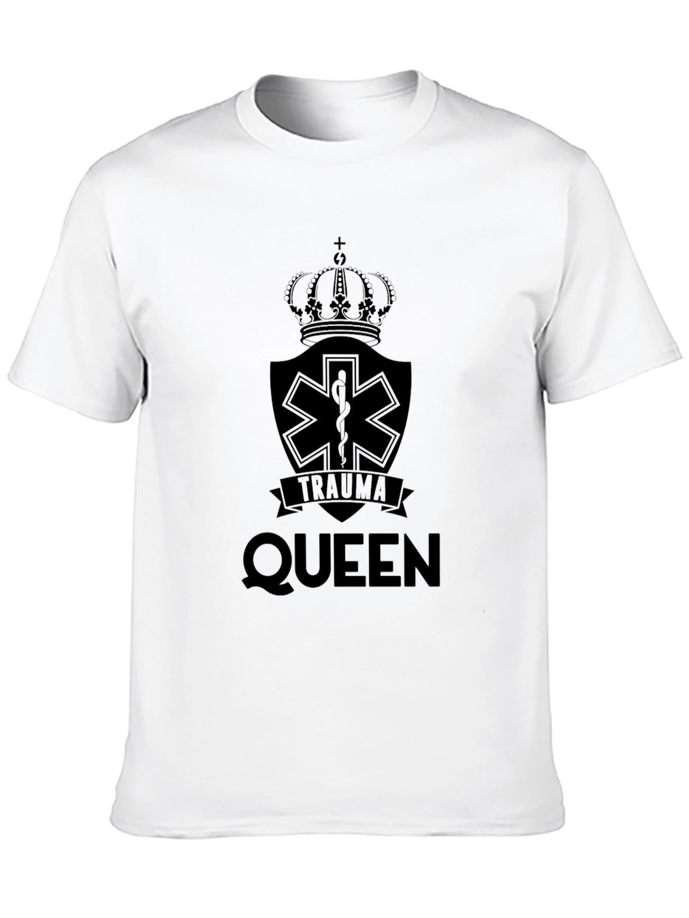 Trauma Queen Black Graphic Tee
