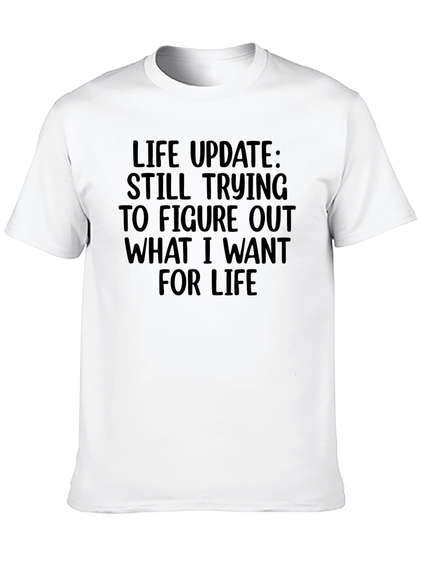 Life Update Graphic Tee - Mens Black T-Shirt