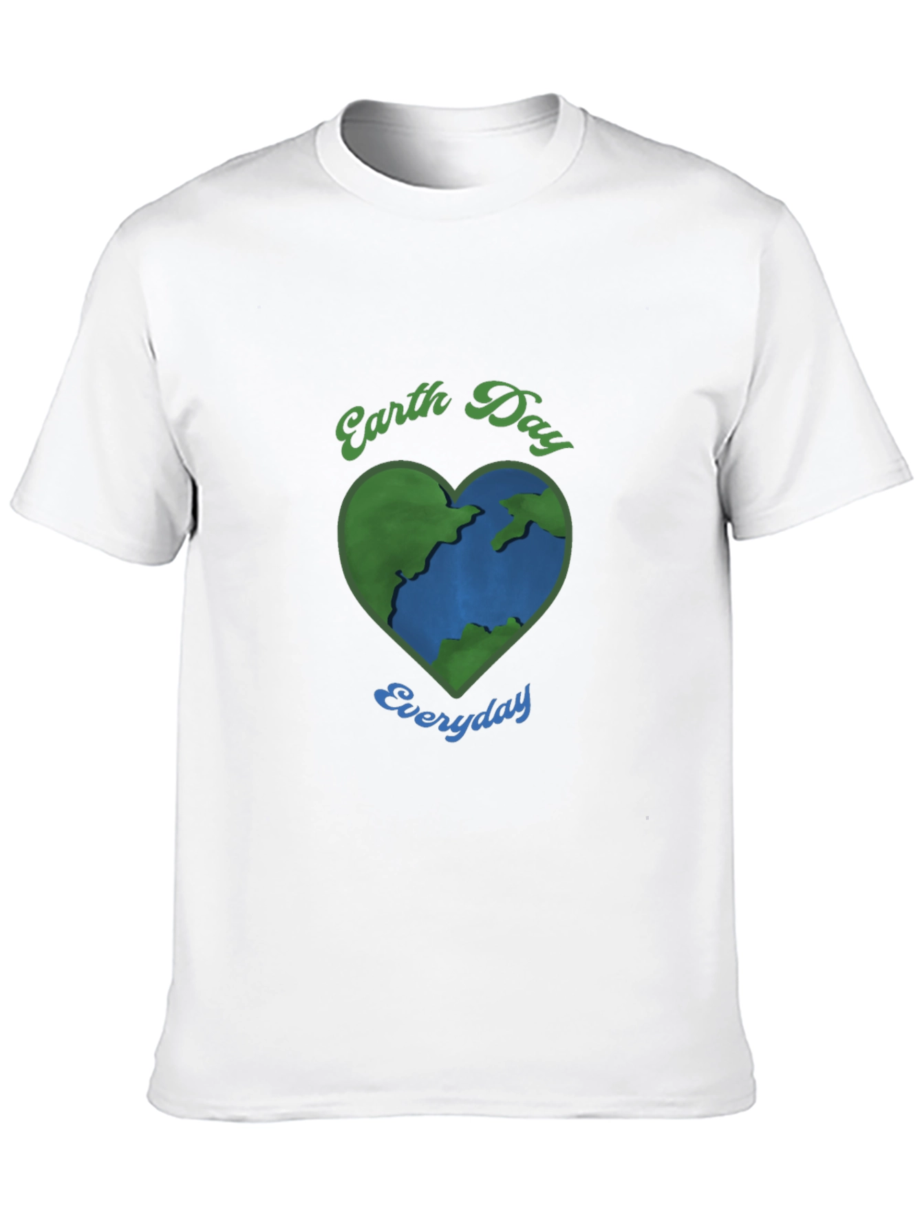 Earth Day Everyday Heart Globe Graphic Tee