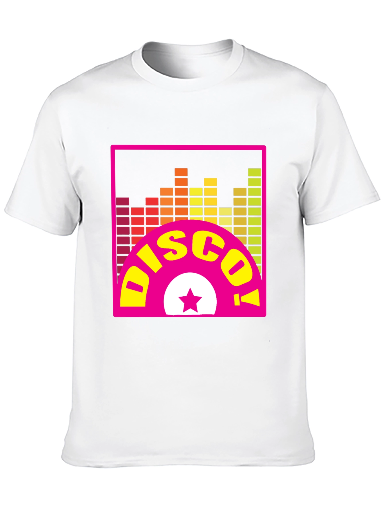 Retro Disco Graphic Tee - Black