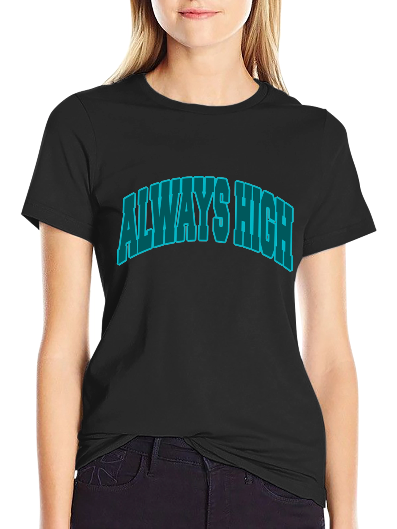 Always High Graphic Tee - Classic Black T-Shirt