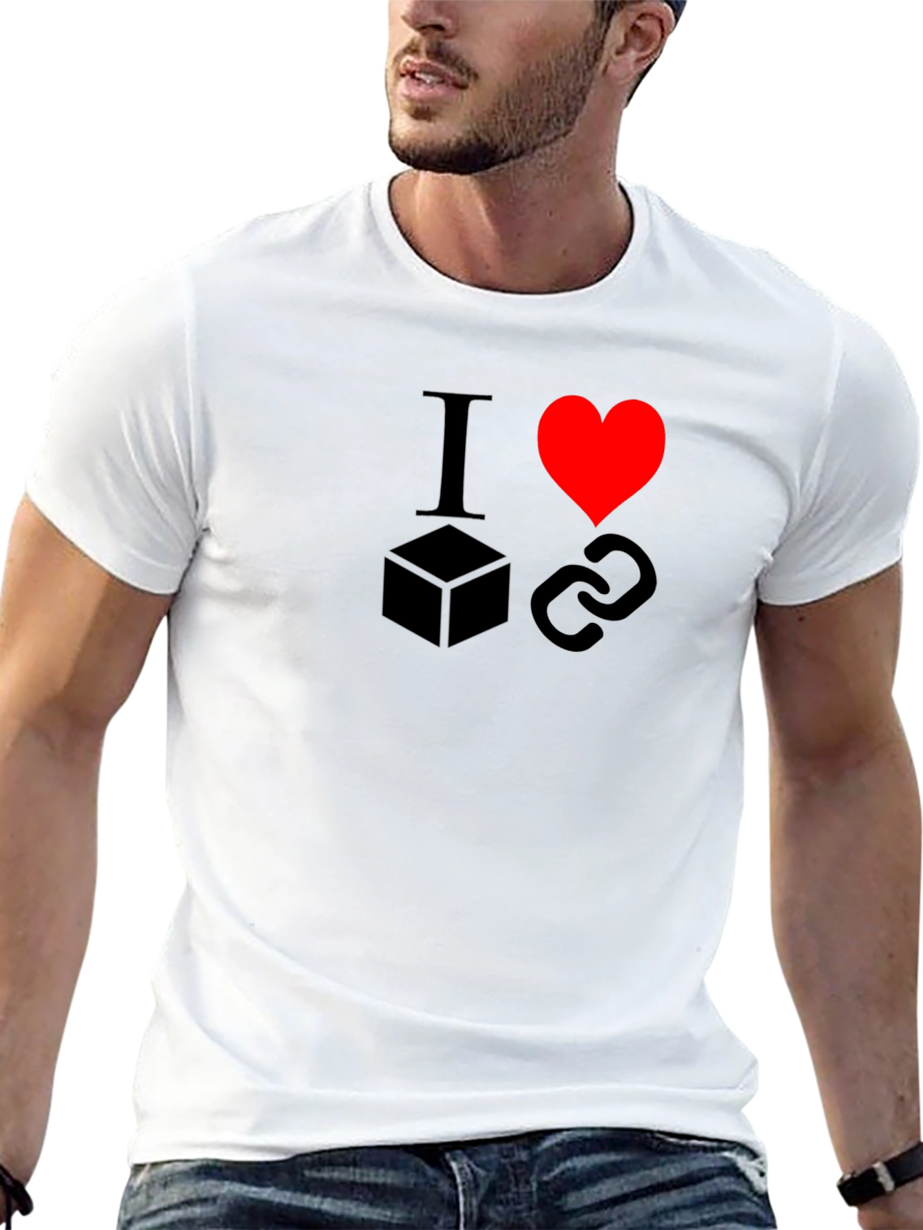 I Heart Blockchain T-Shirt - Crypto Tee