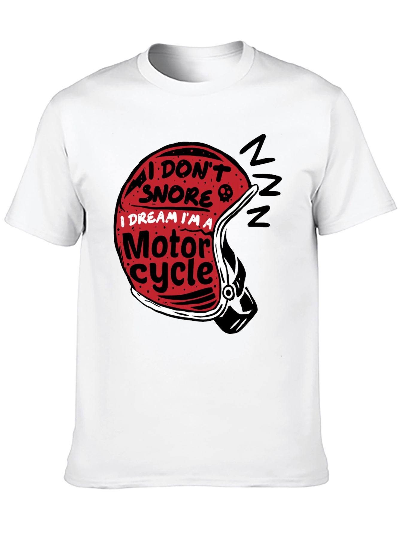 Motorcycle Dream T-Shirt - Black Graphic Tee