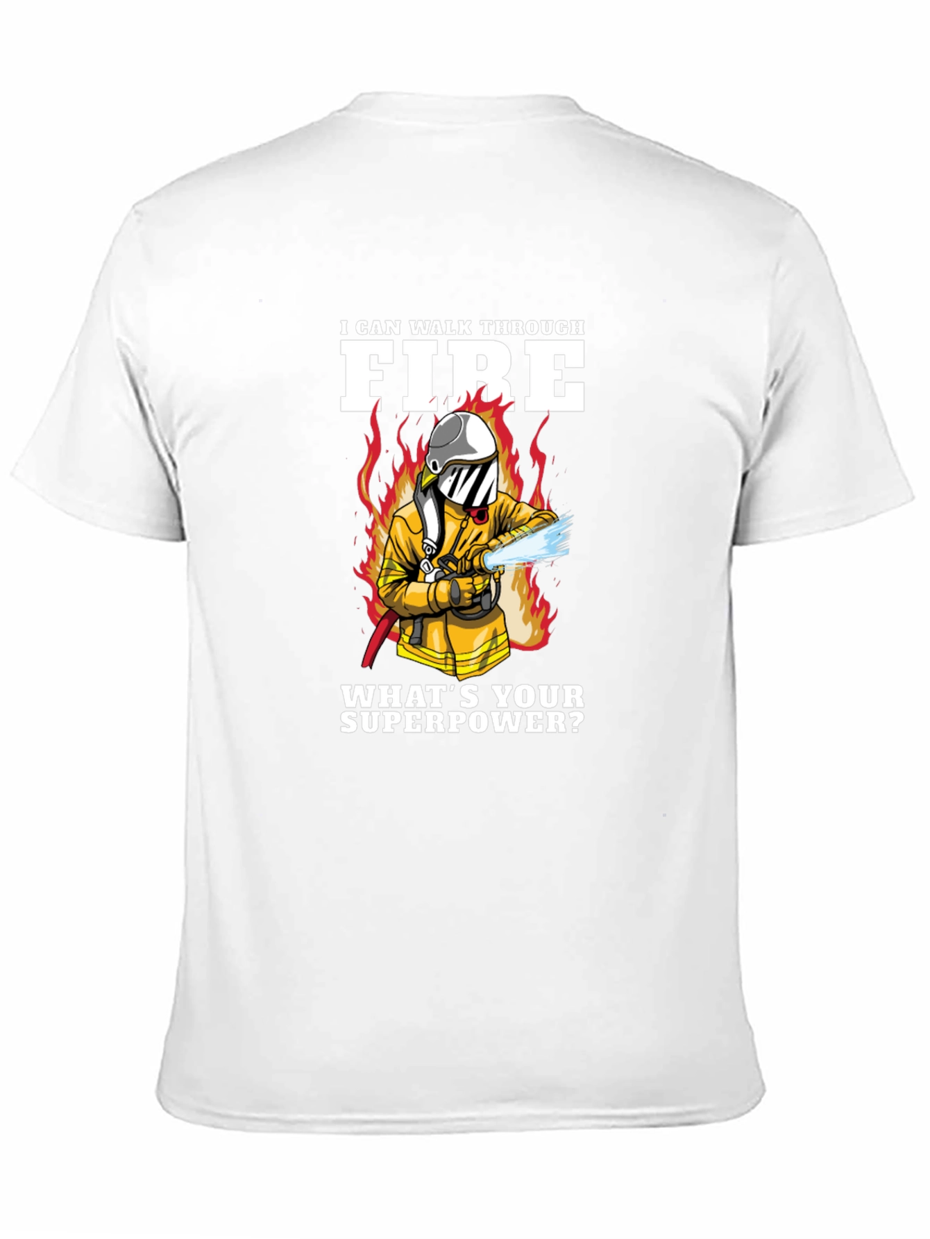 Firefighter Superpower Graphic T-Shirt