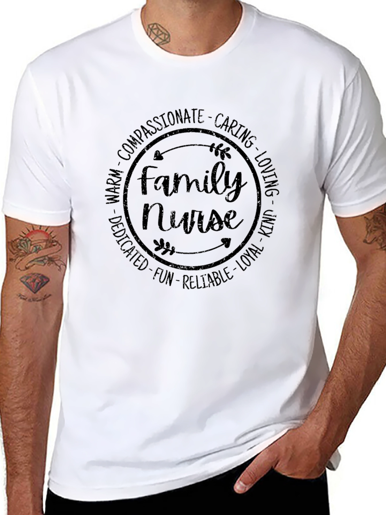 Family Nurse Compassionate Caring T-Shirt
