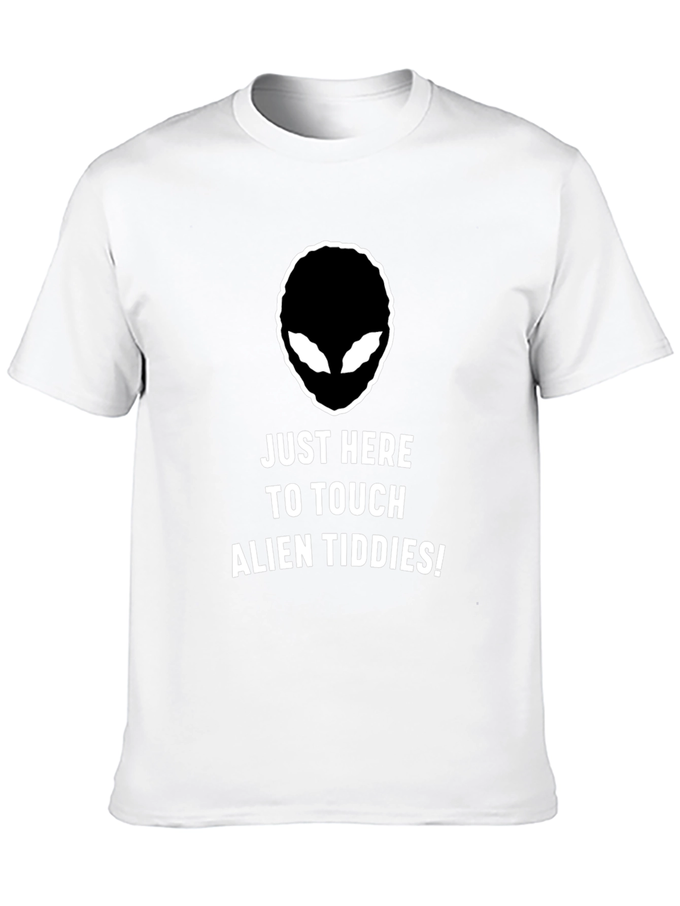 Alien Tiddies Graphic Tee - Funny Novelty T-Shirt