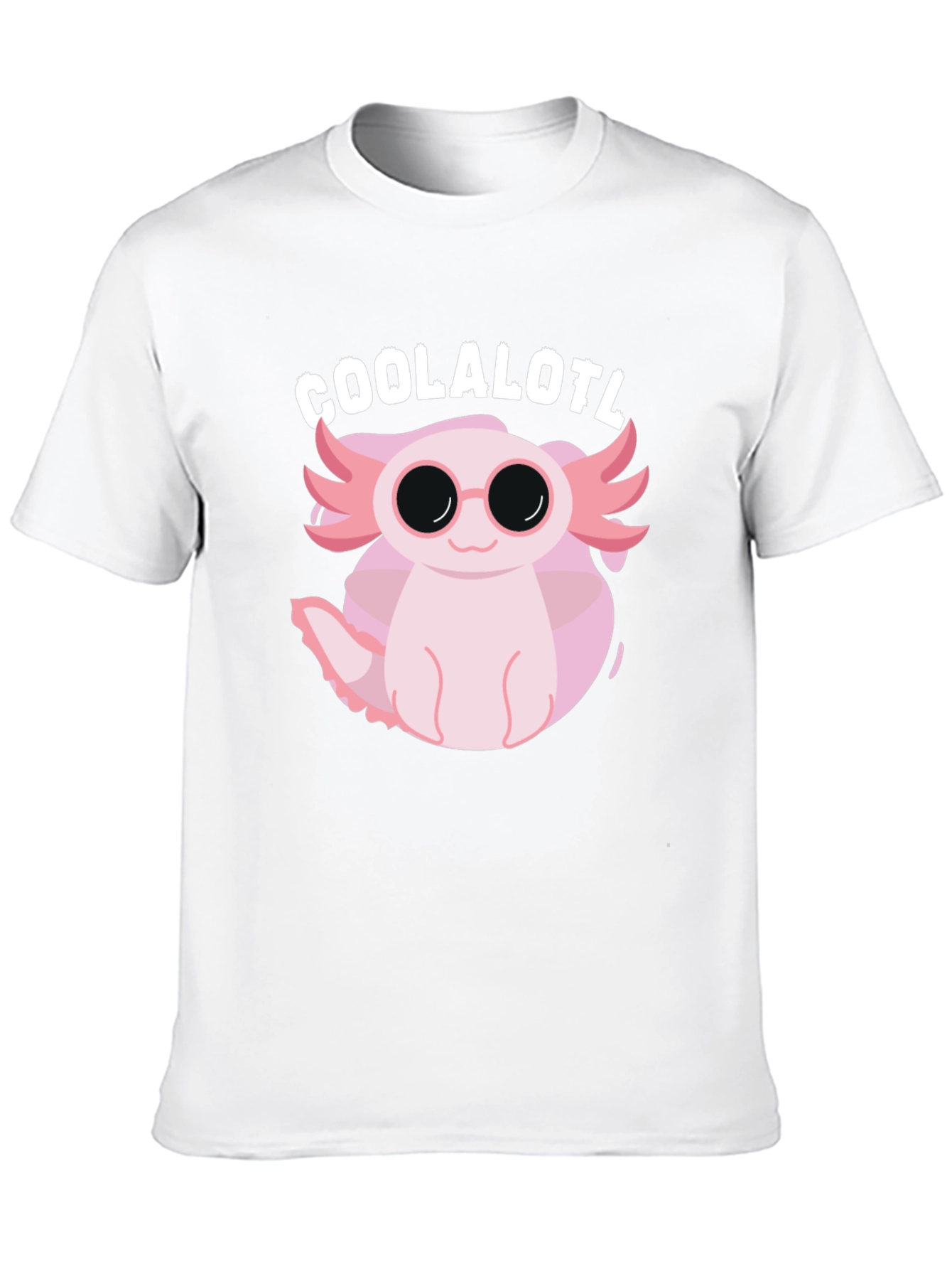 Cool Axolotl Black T-Shirt