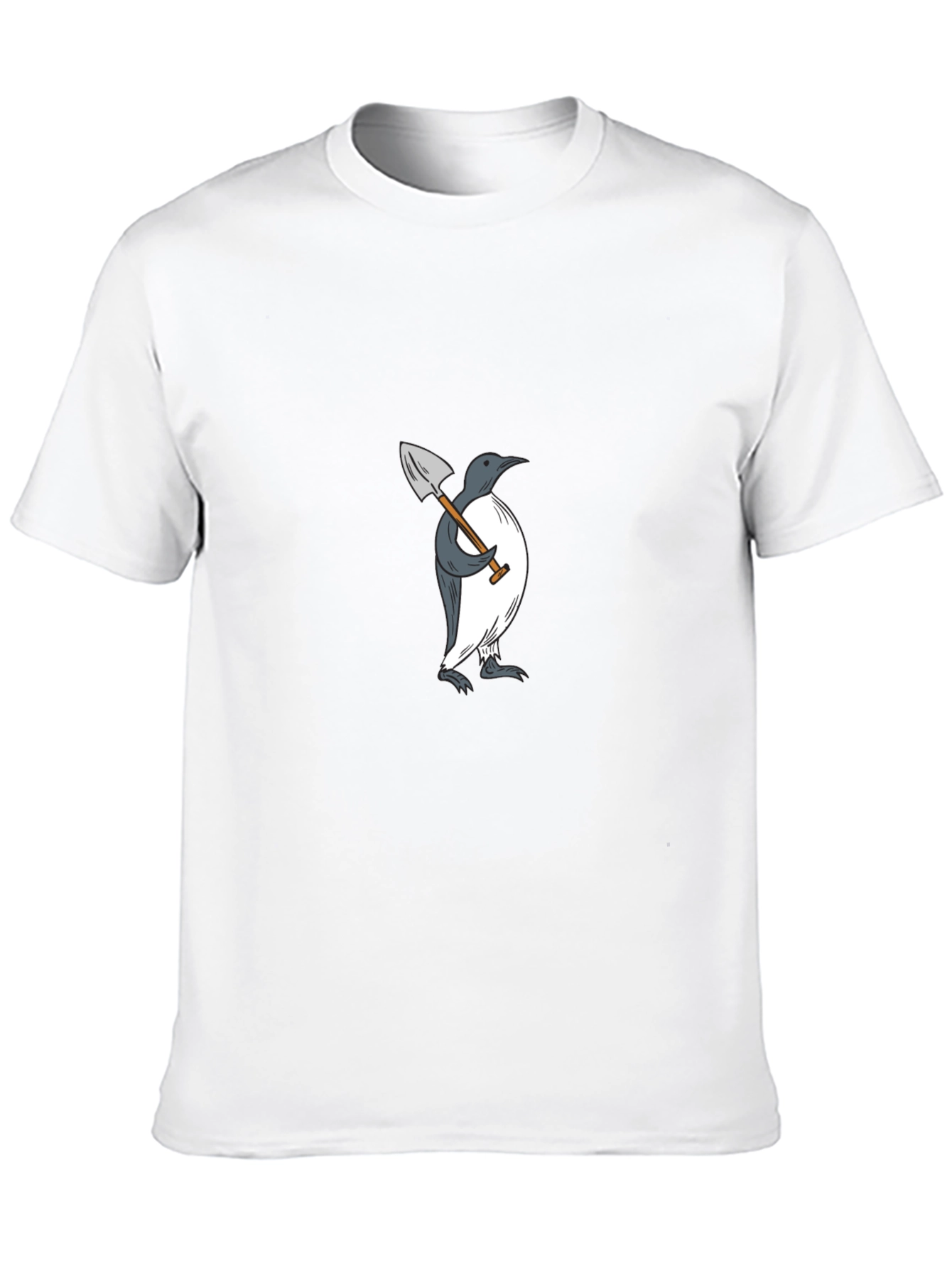 Penguin Shovel Graphic T-Shirt