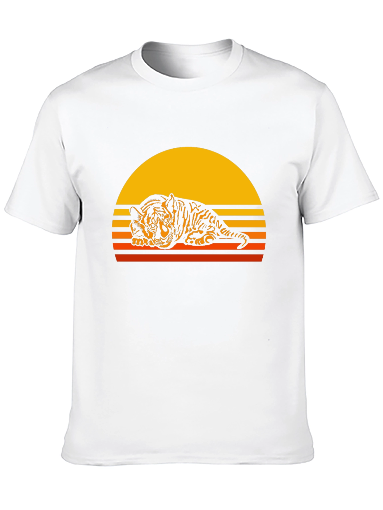 Retro Tiger Graphic Tee - Comfort Fit