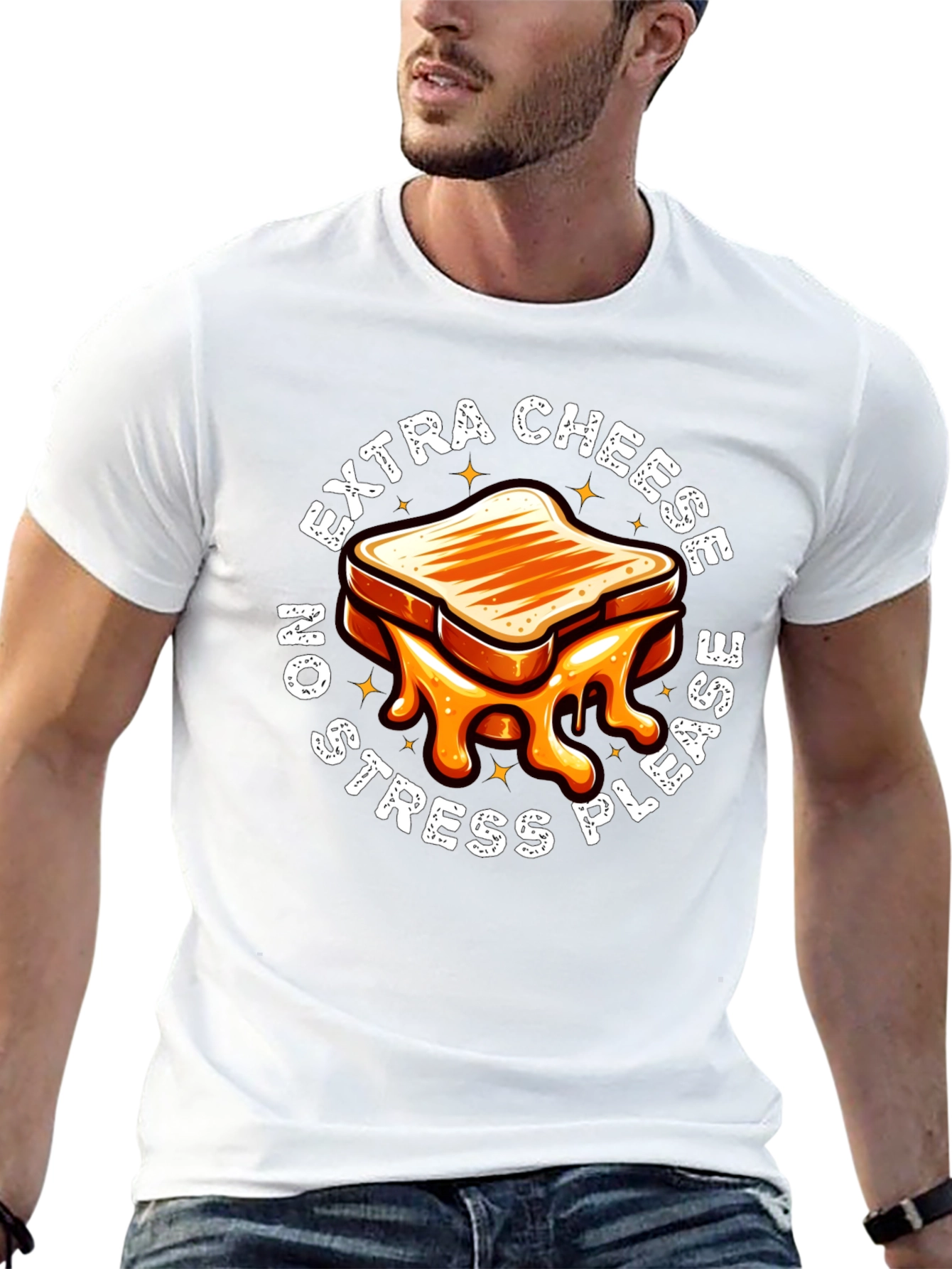 Extra Cheese No Stress T-Shirt