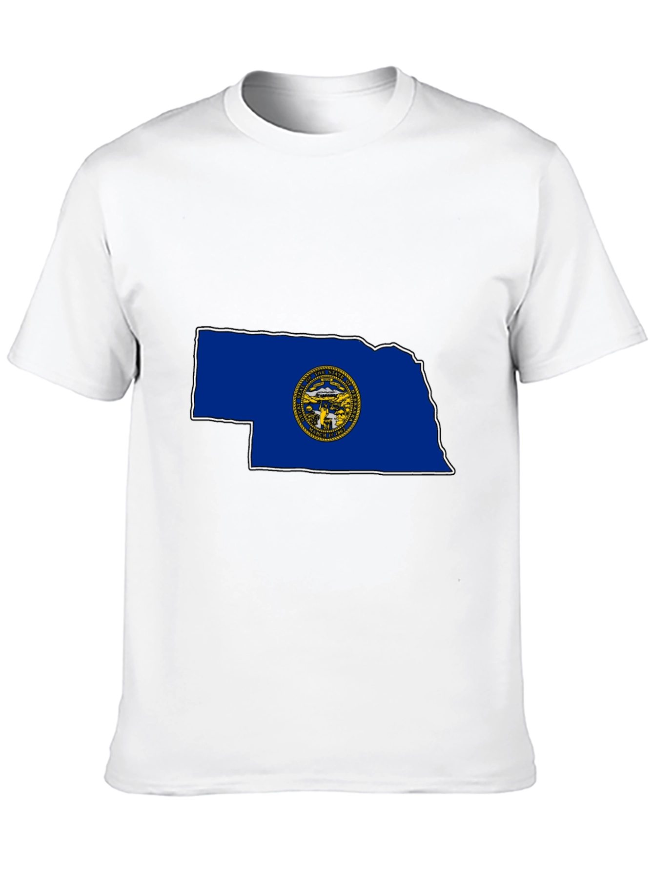 Nebraska State Flag Graphic Print T-Shirt