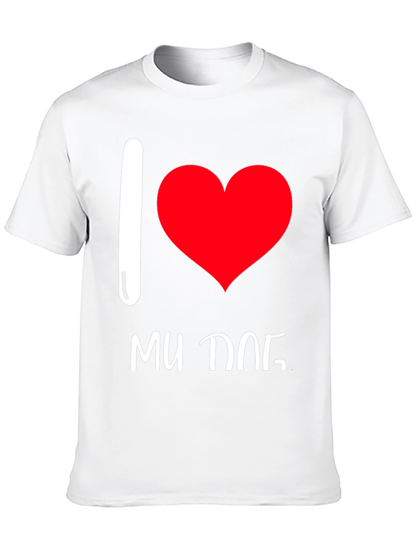 I Love My Dog Graphic Tee