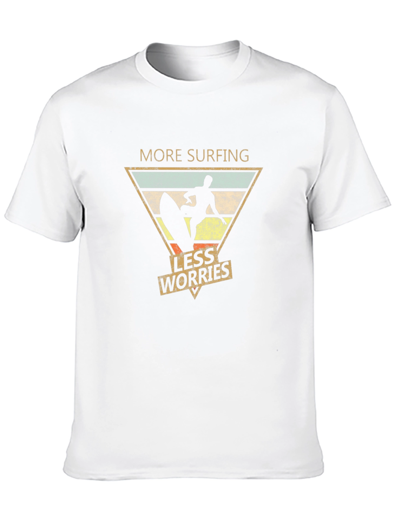 More Surfing Less Worries Graphic Tee