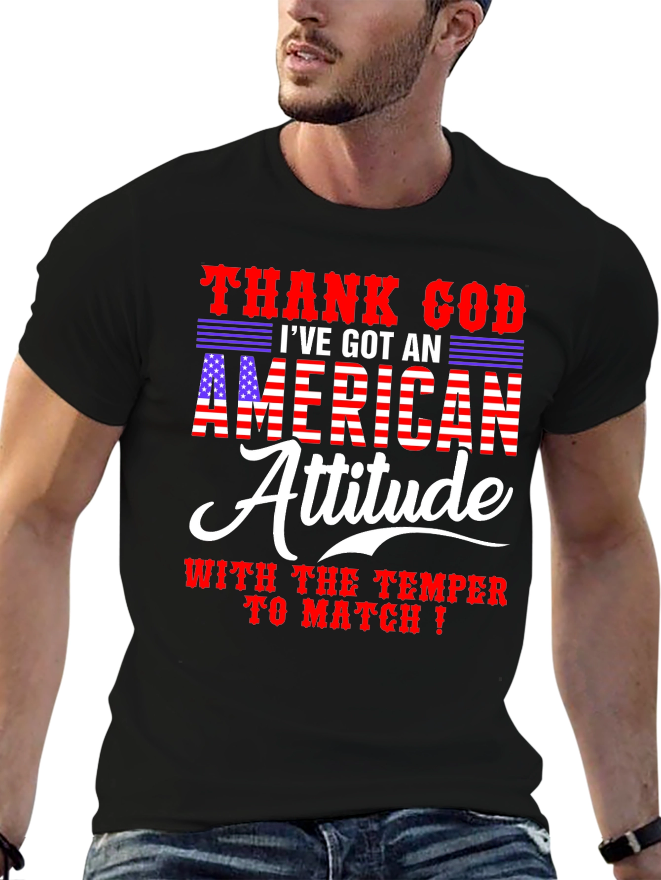 American Attitude Graphic Tee
