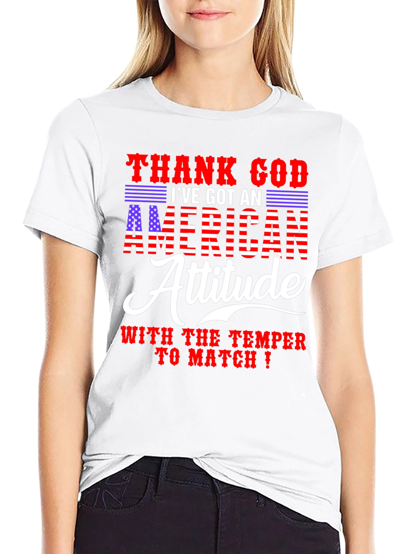 American Attitude Graphic Tee