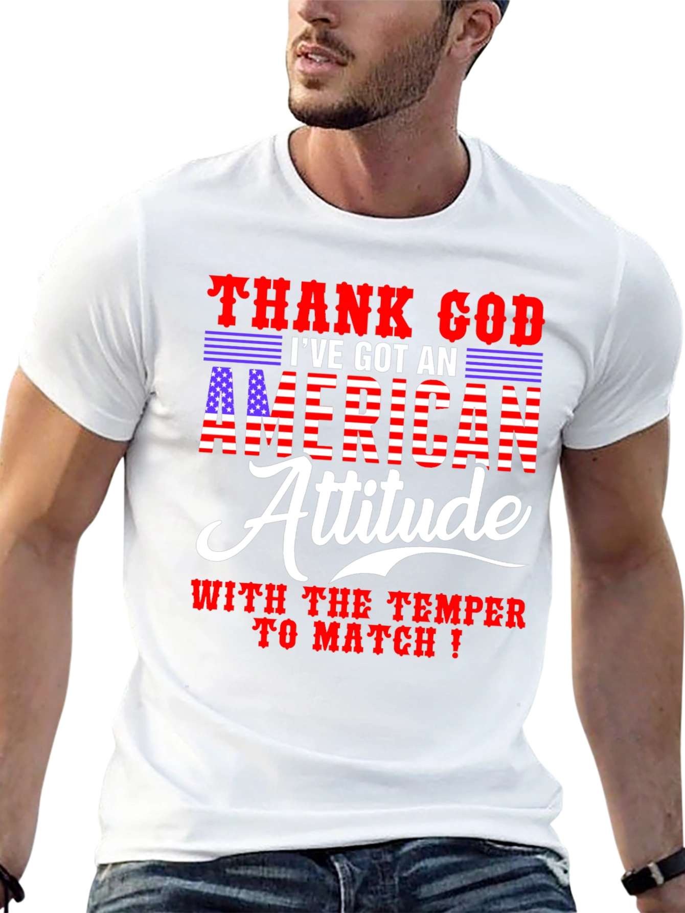 American Attitude Graphic Tee