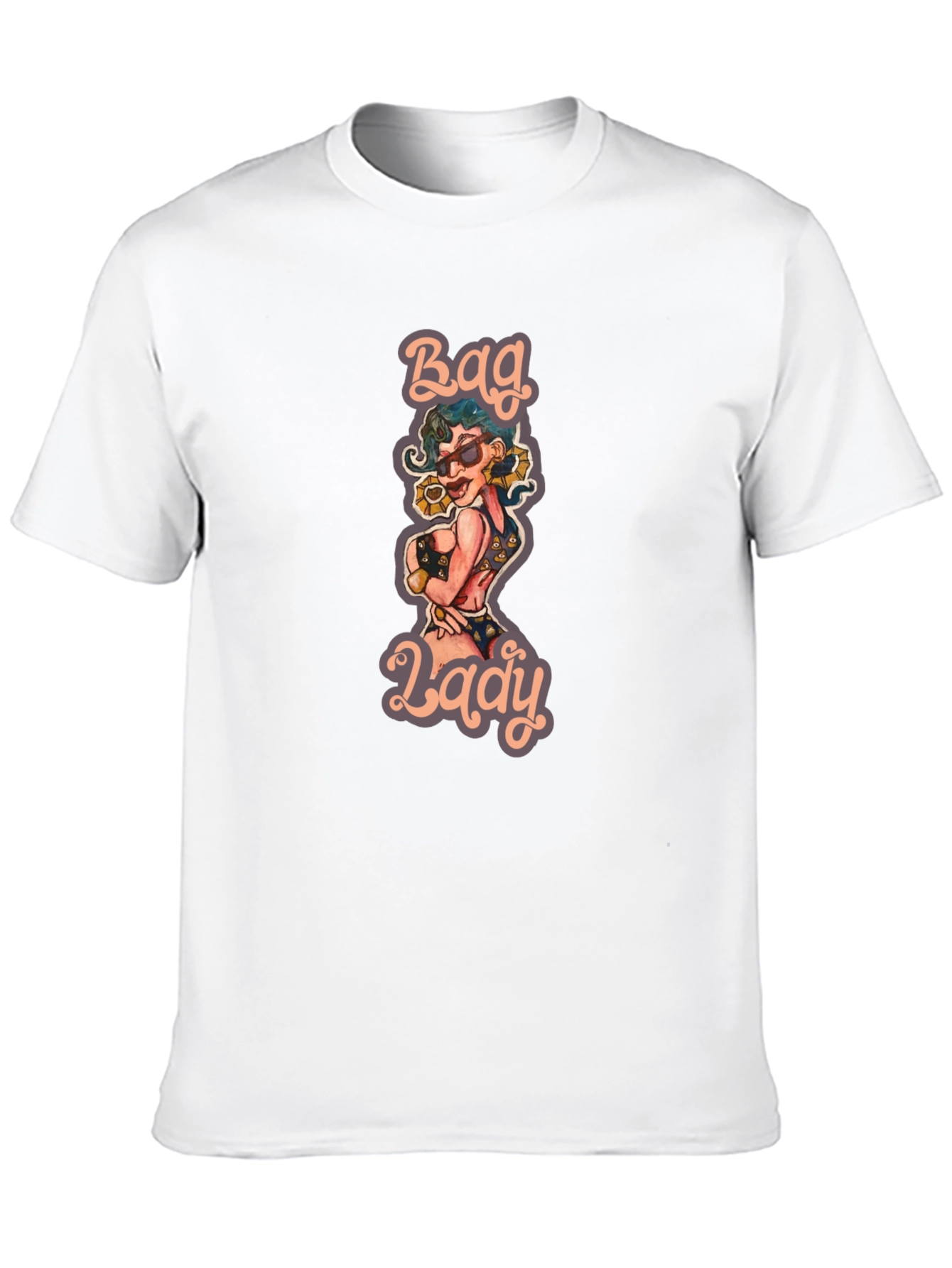 Bag Lady Graphic T-Shirt - Unisex Fashion Tee