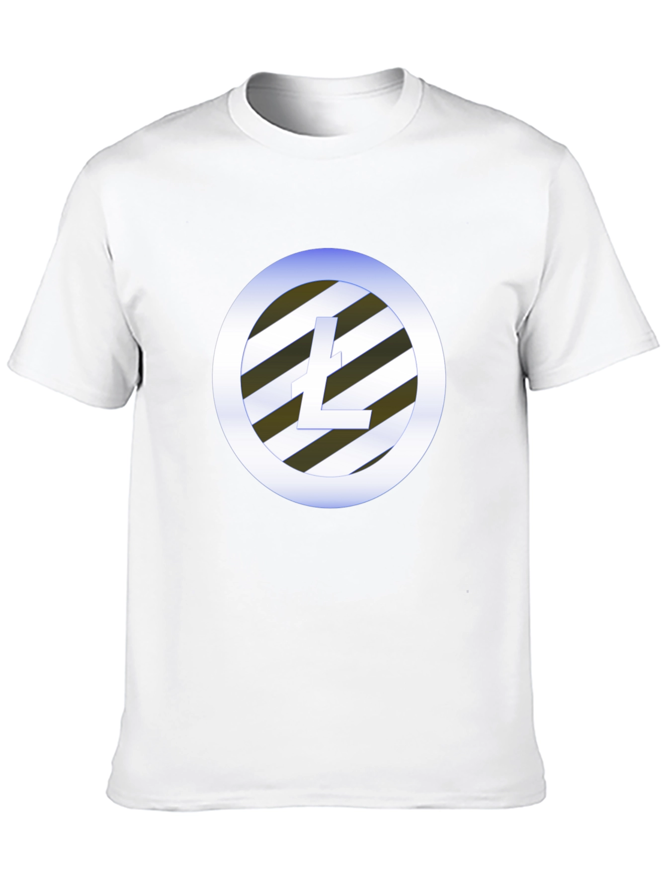 Litecoin Crypto Tee - Black Graphic T-Shirt