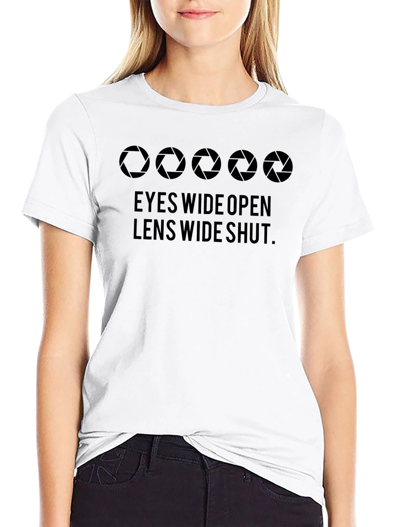 Eyes Wide Open Lens Wide Shut Graphic T-Shirt