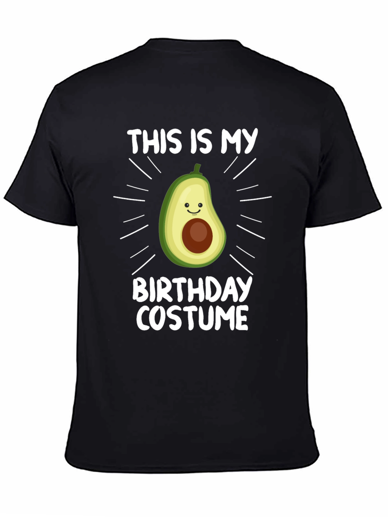 Funny Avocado Birthday Costume T-Shirt