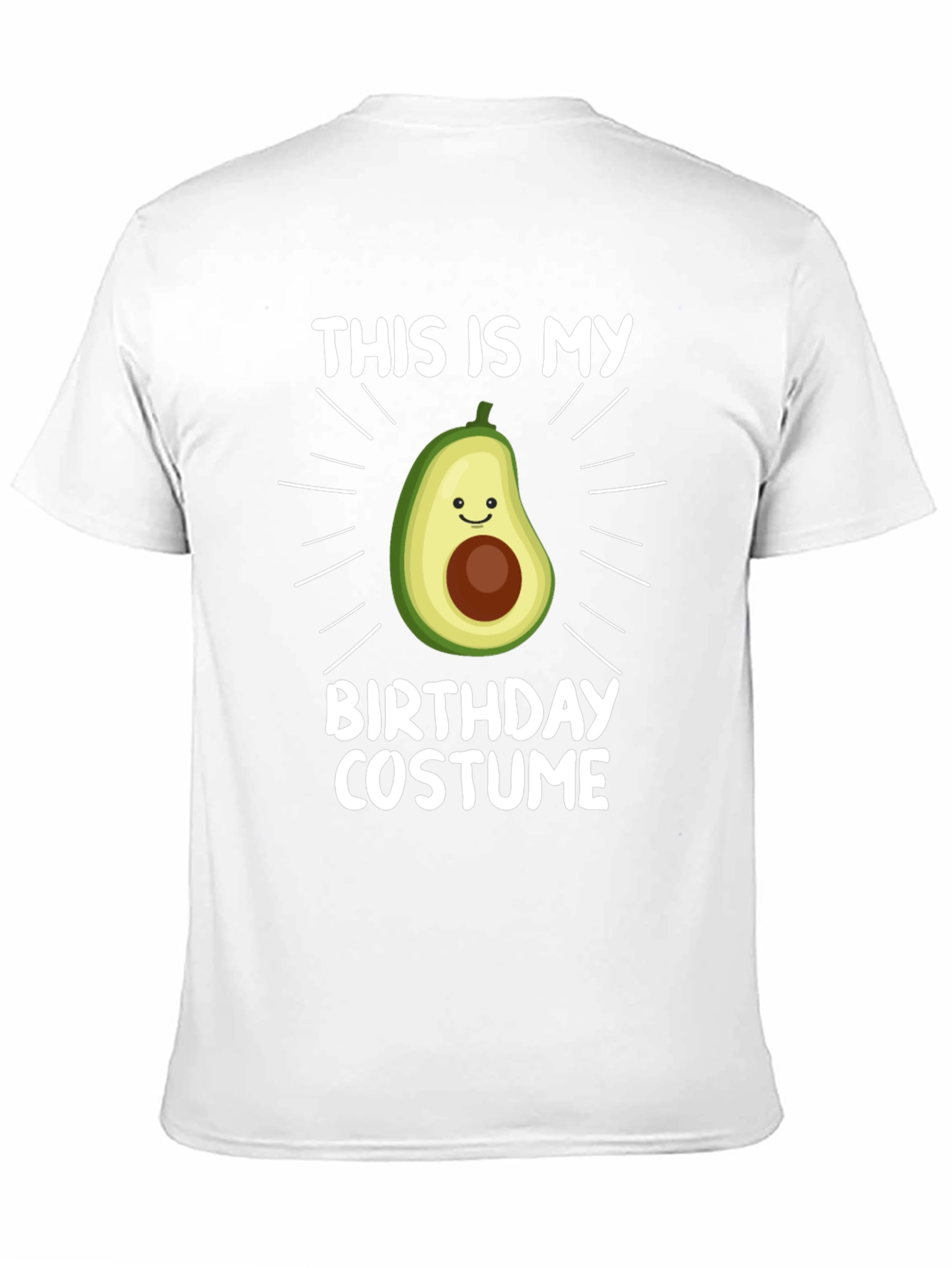 Funny Avocado Birthday Costume T-Shirt
