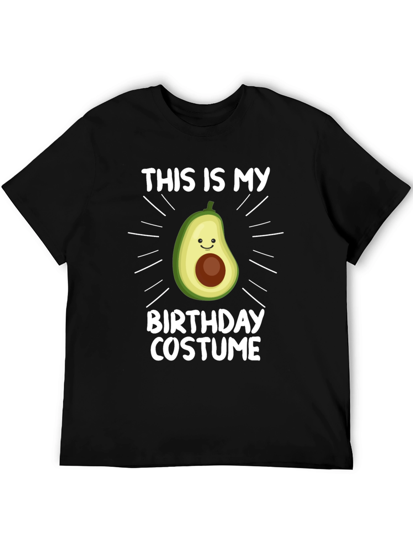 Funny Avocado Birthday Costume T-Shirt