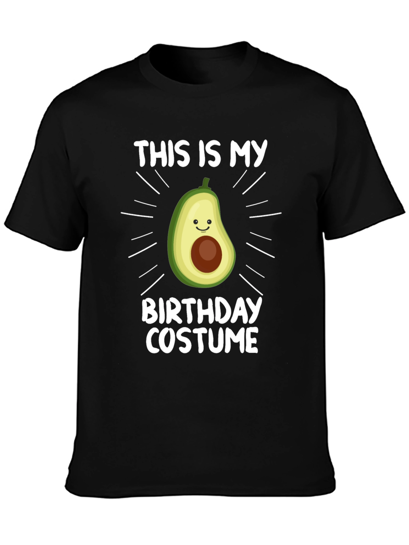 Funny Avocado Birthday Costume T-Shirt